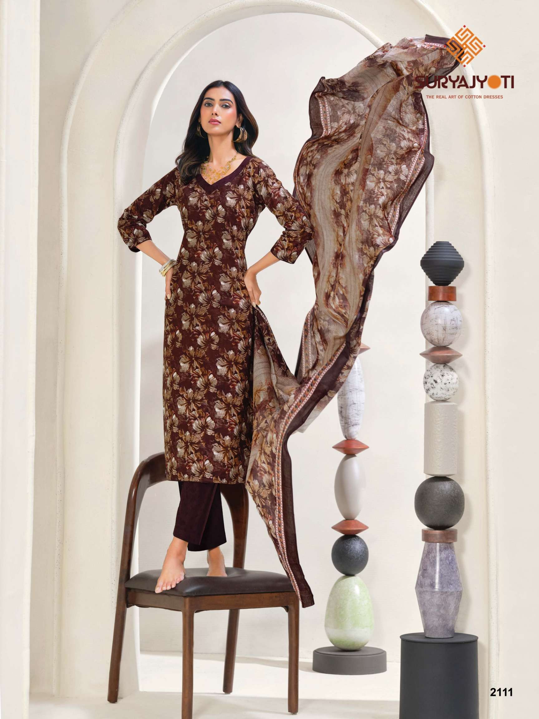 SURYAJYOTI ZION COTTON VOL 21 COTTON PRINTED LADIES SALWAR SUIT