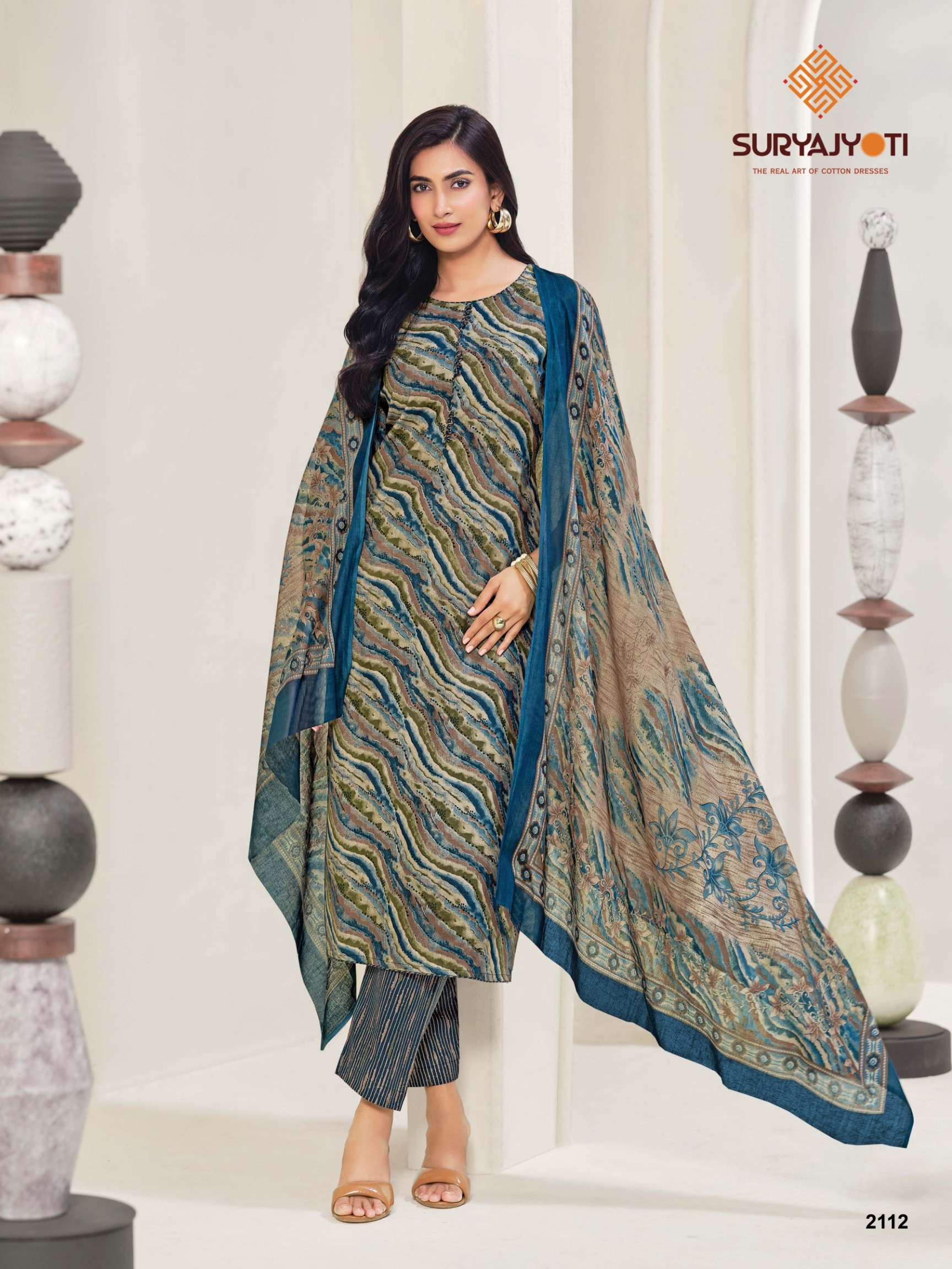 SURYAJYOTI ZION COTTON VOL 21 COTTON PRINTED LADIES SALWAR SUIT