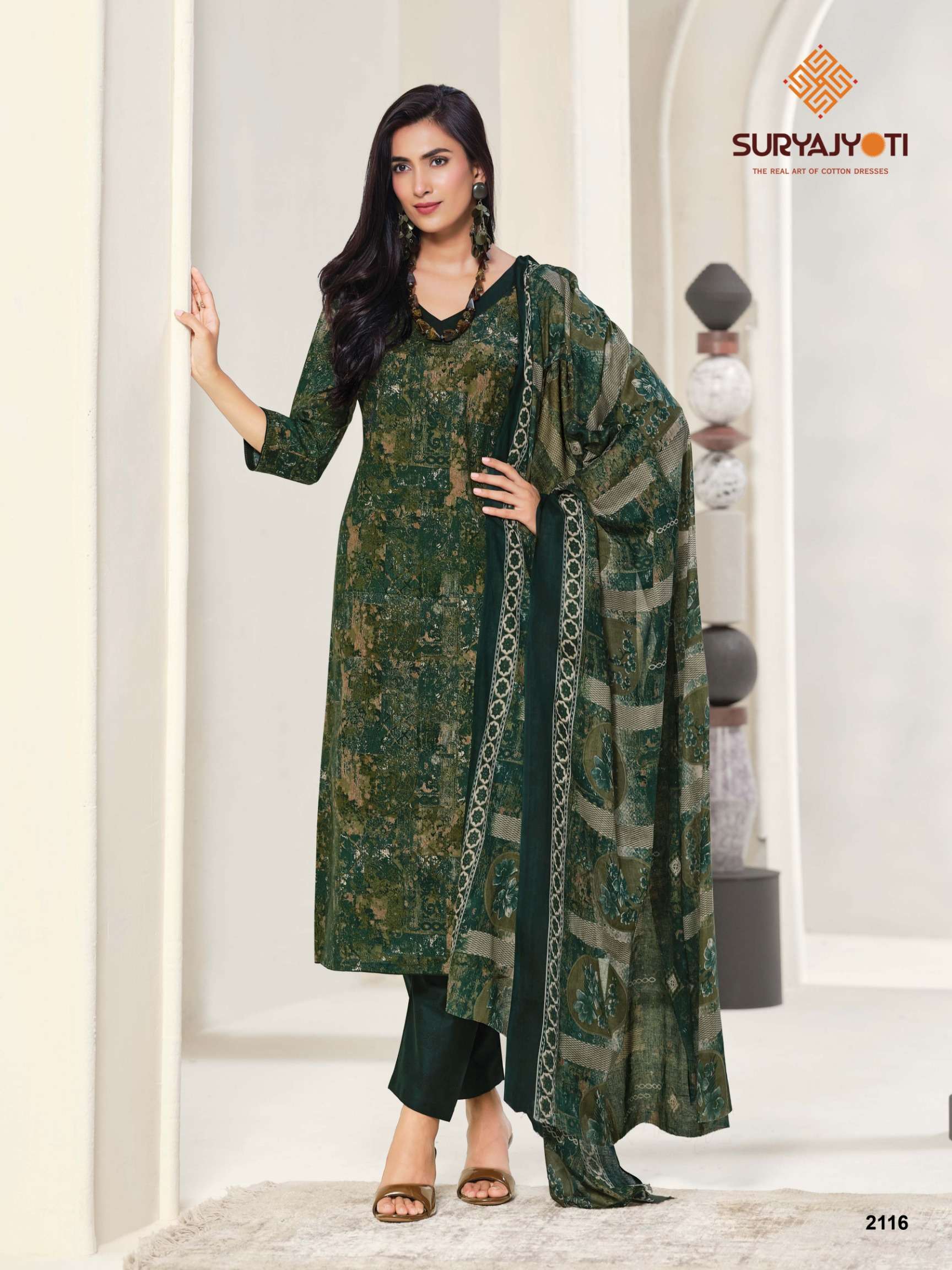 SURYAJYOTI ZION COTTON VOL 21 COTTON PRINTED LADIES SALWAR SUIT
