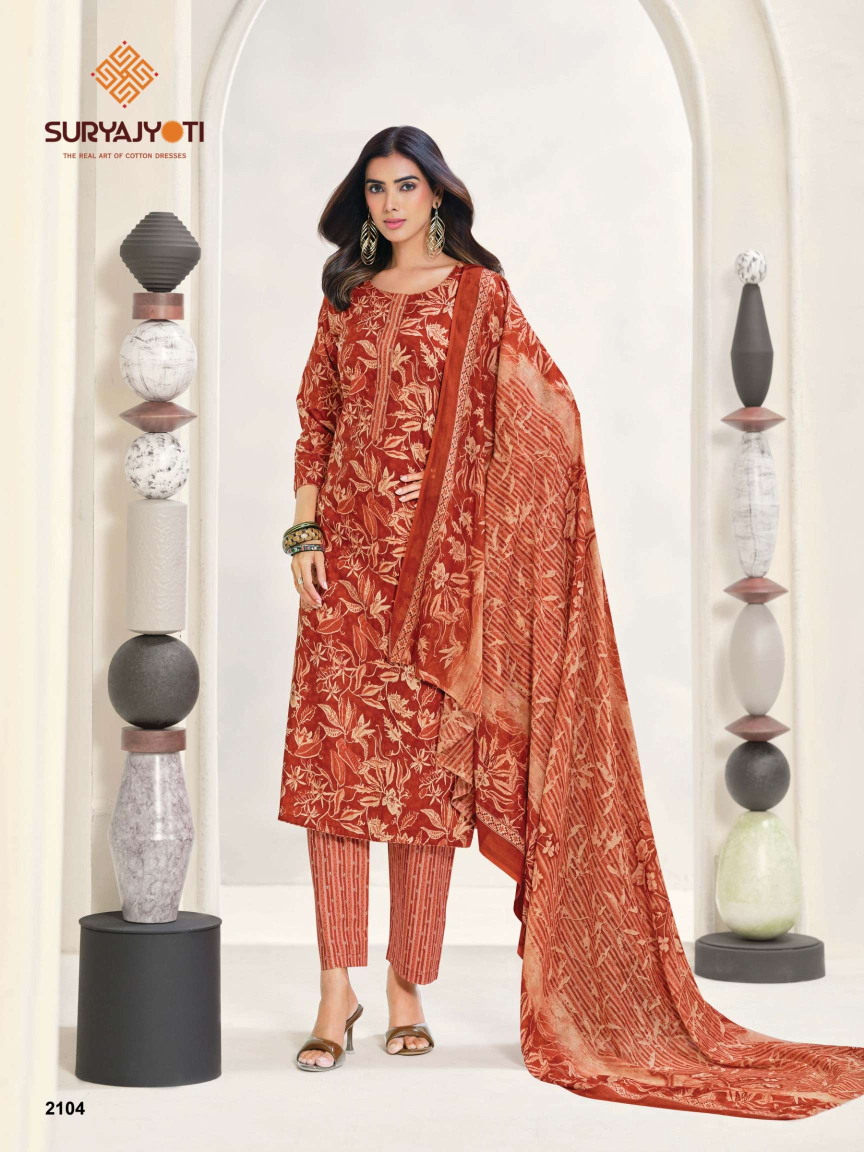 SURYAJYOTI ZION COTTON VOL 21 COTTON PRINTED LADIES SALWAR SUIT