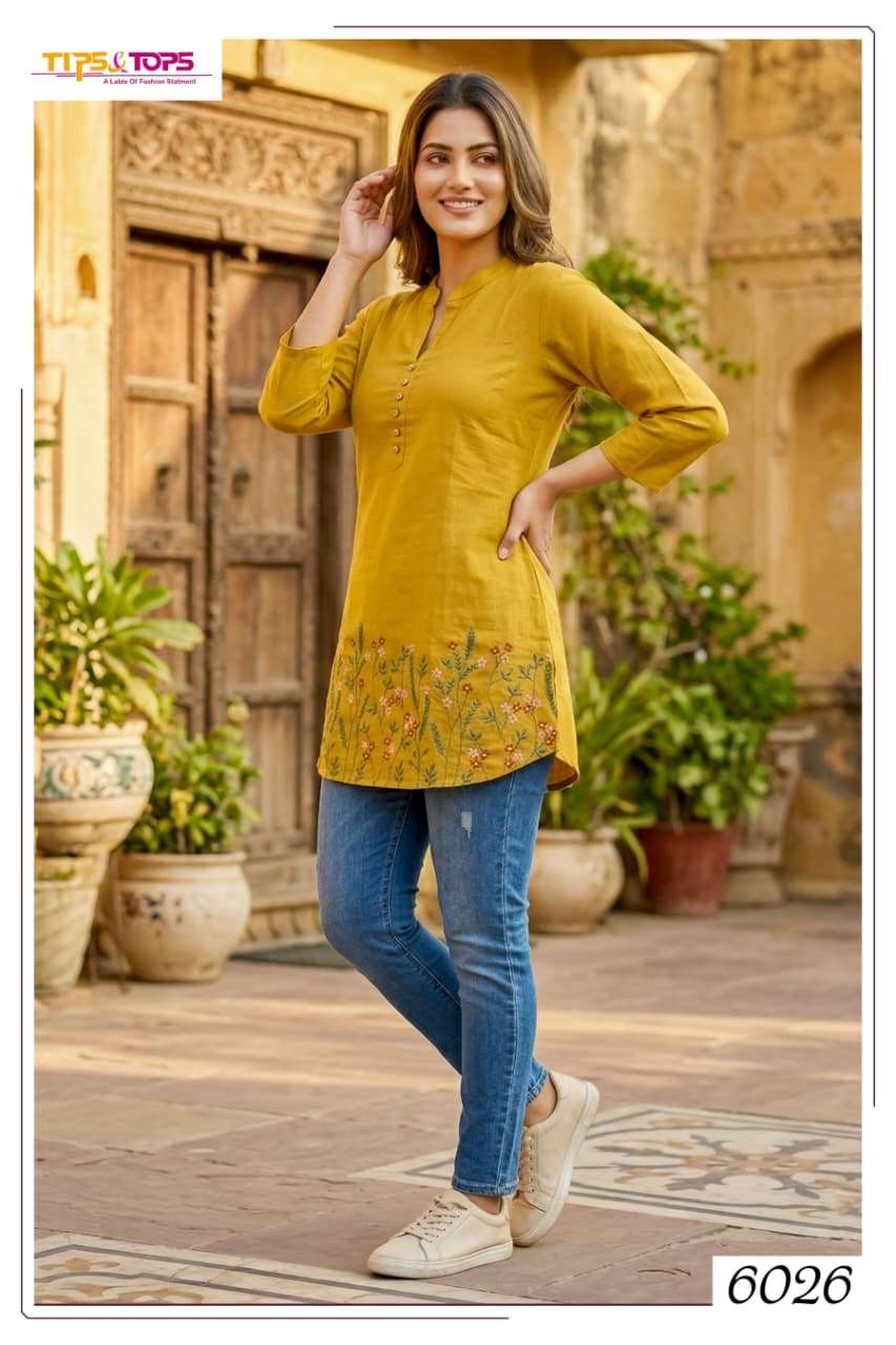 TIPS AND TOPS POLO RAYON FANCY WESTERN WEAR LADIES TOP