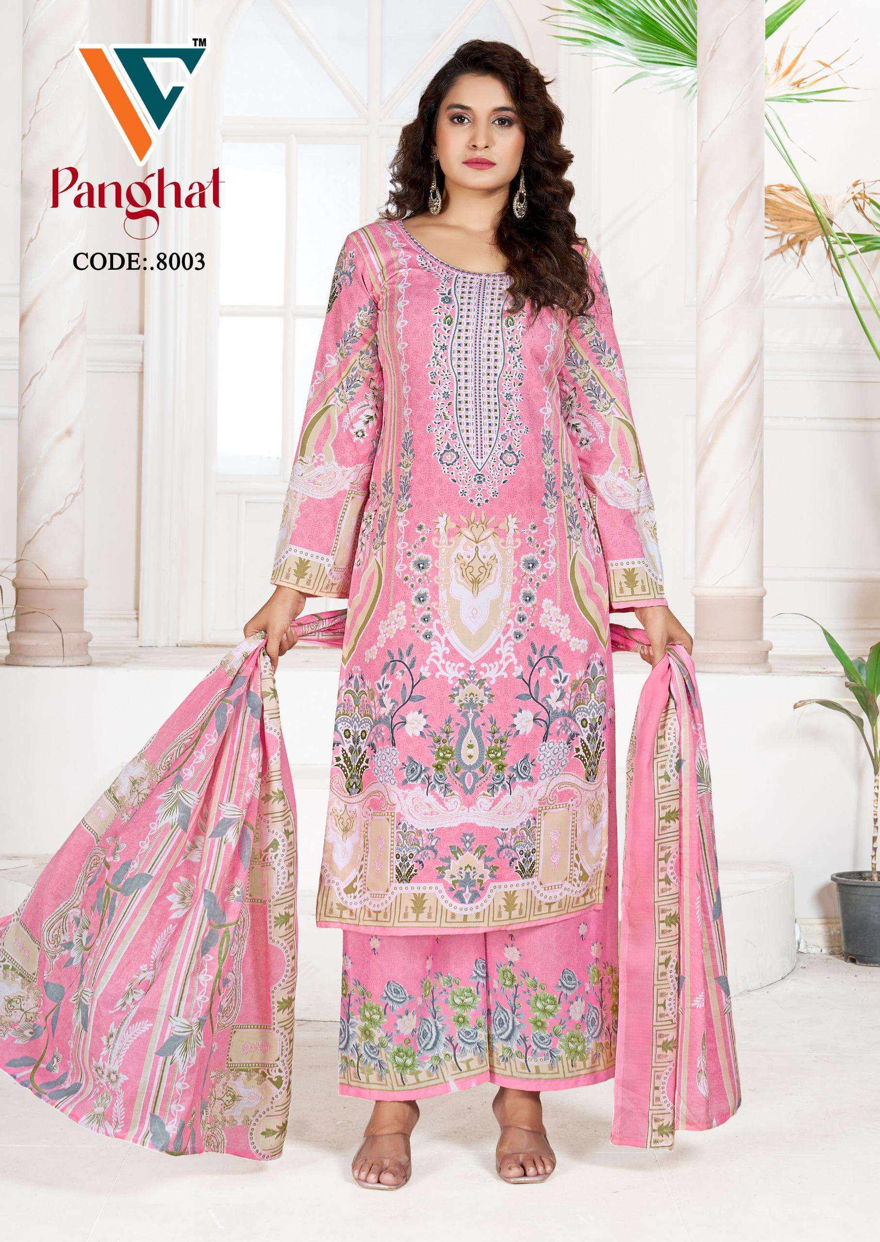VANDANA CREATION PANGHAT VOL 8 COTTON DIGITAL KARACHI PRINTS SALWAR SUIT