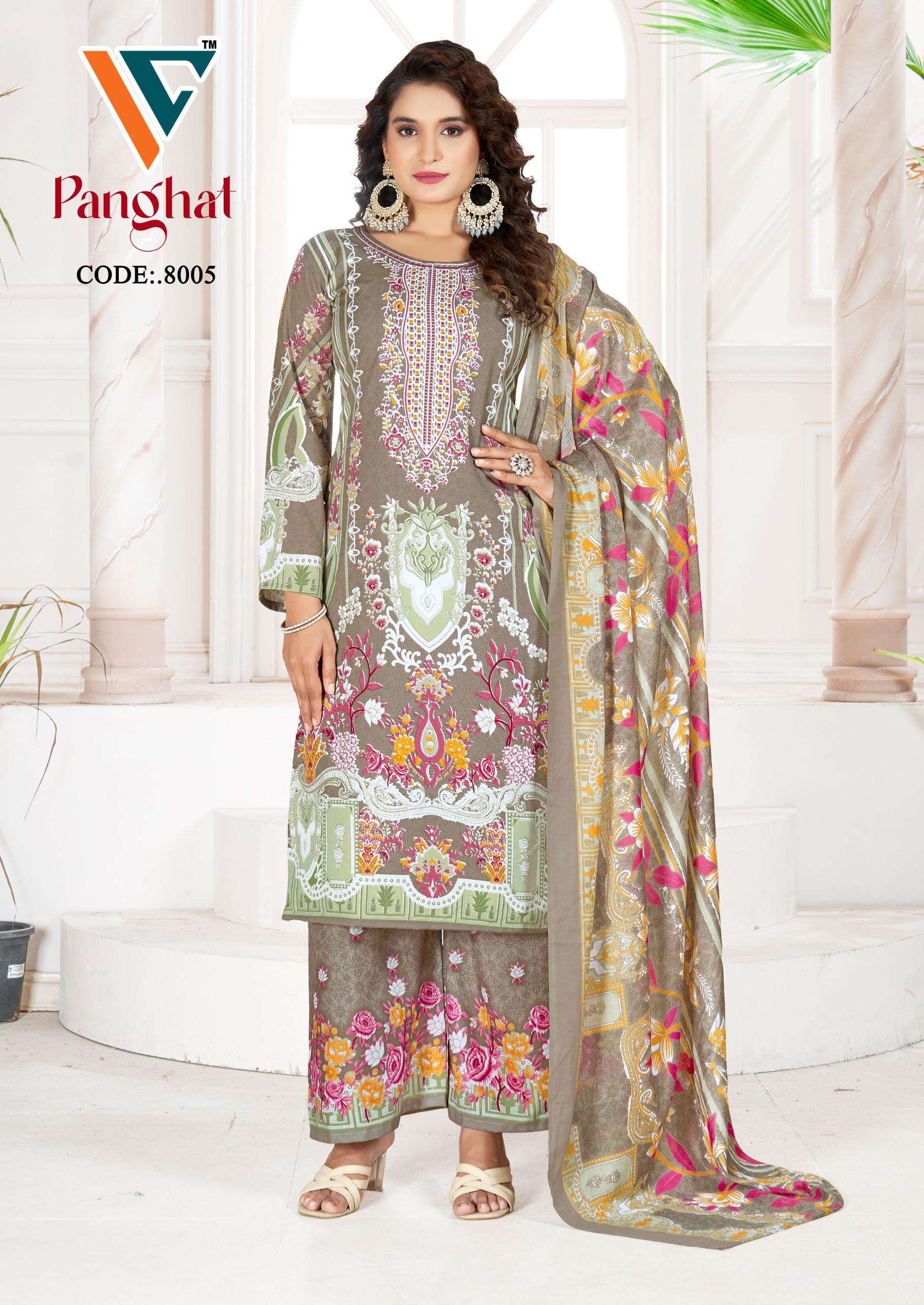VANDANA CREATION PANGHAT VOL 8 COTTON DIGITAL KARACHI PRINTS SALWAR SUIT