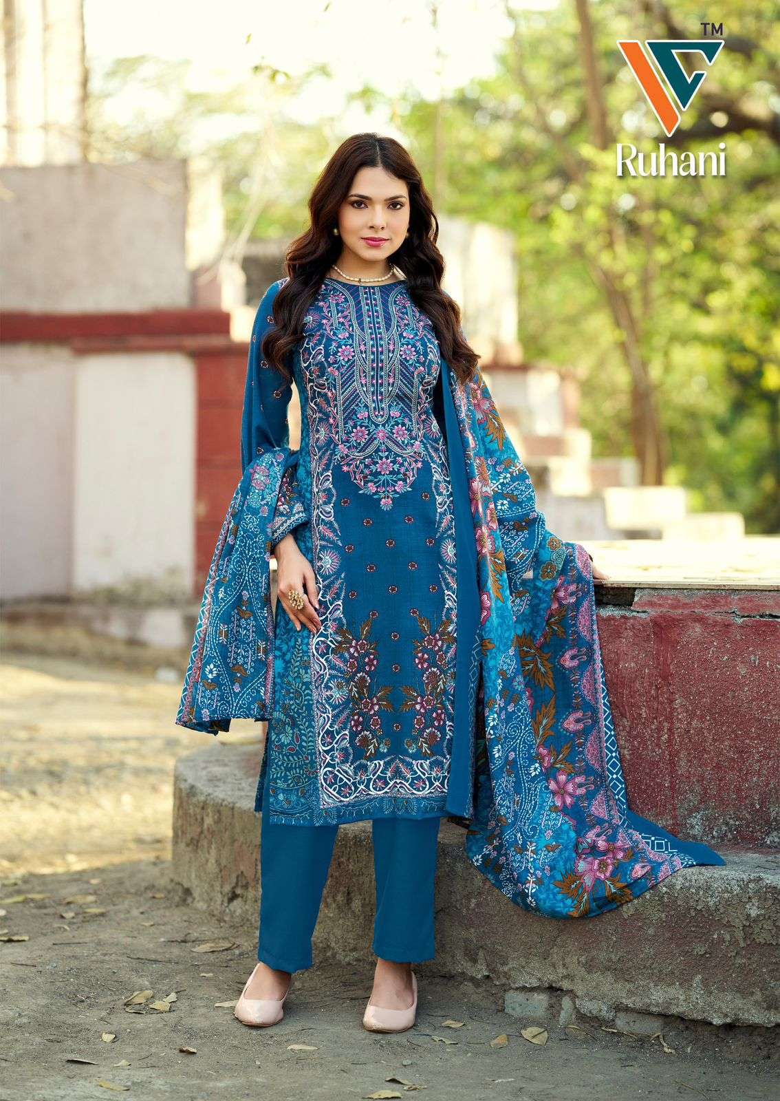 VANDANA CREATION RUHANI‎‎ VOL 40 COTTON DIGITAL STYLE PRINT SALWAR SUIT