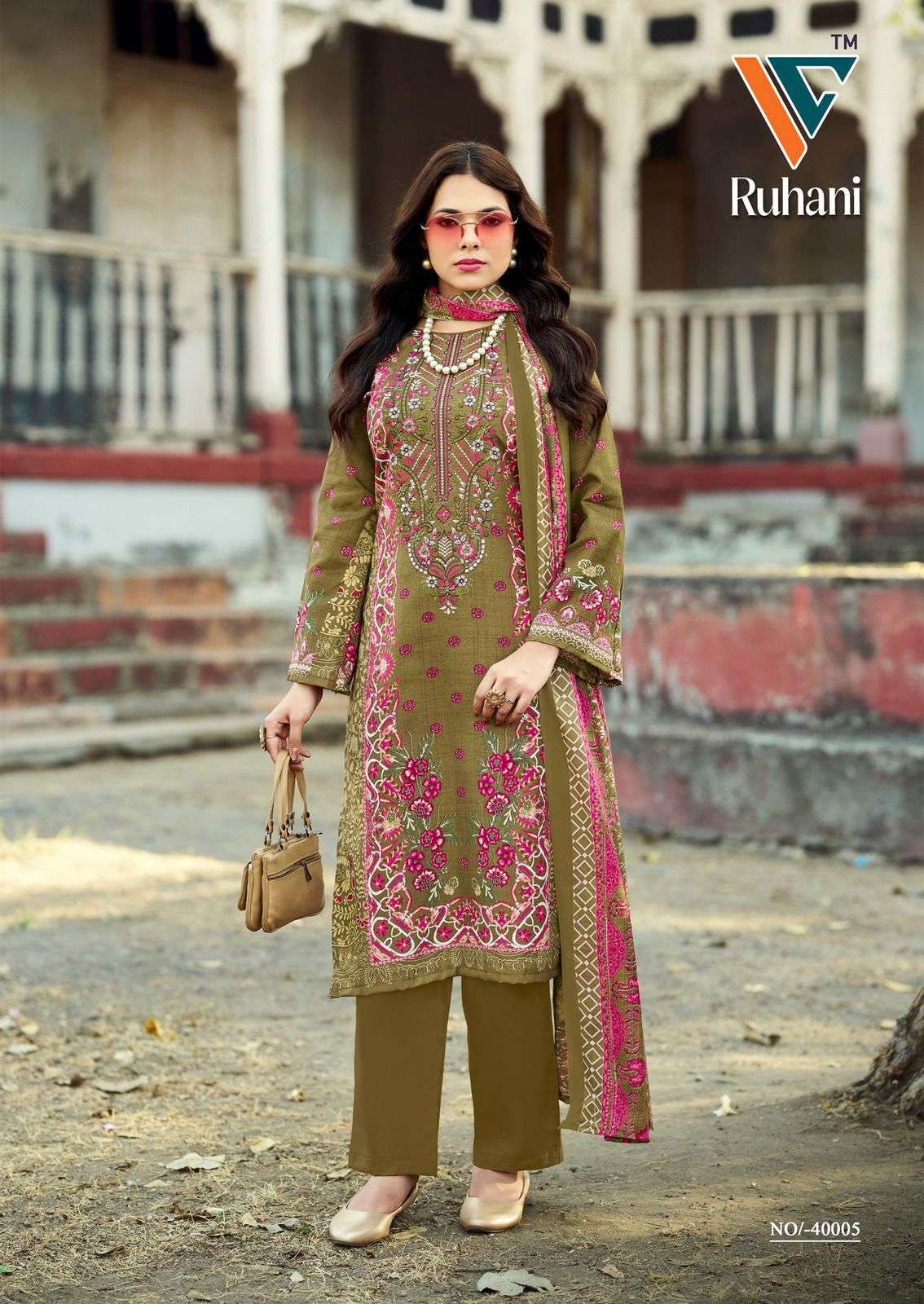 VANDANA CREATION RUHANI‎‎ VOL 40 COTTON DIGITAL STYLE PRINT SALWAR SUIT