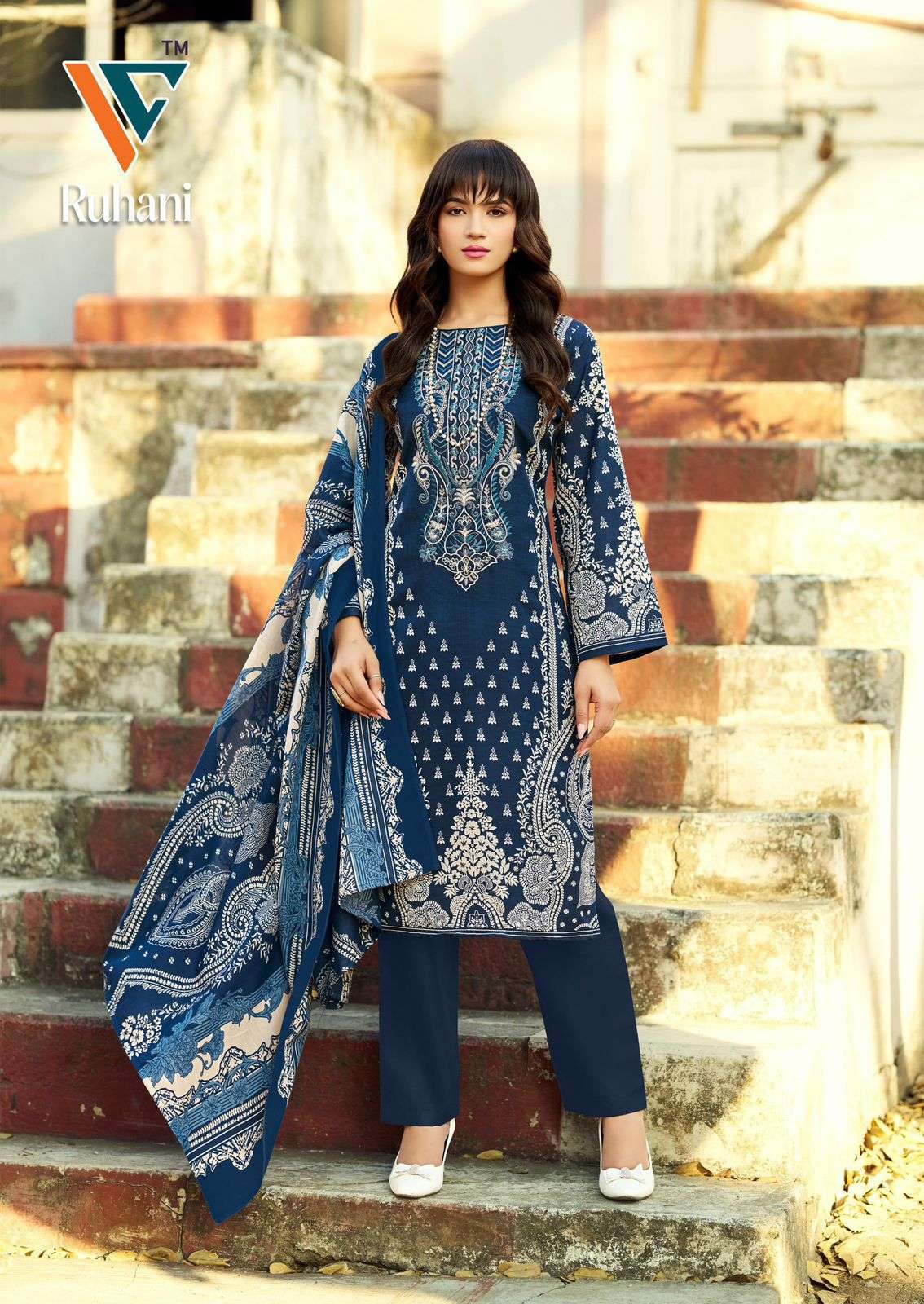 VANDANA CREATION RUHANI‎‎ VOL 40 COTTON DIGITAL STYLE PRINT SALWAR SUIT
