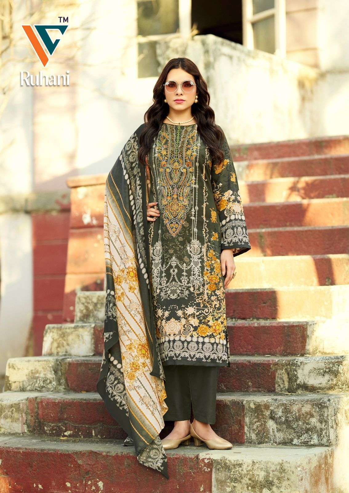 VANDANA CREATION RUHANI‎‎ VOL 40 COTTON DIGITAL STYLE PRINT SALWAR SUIT