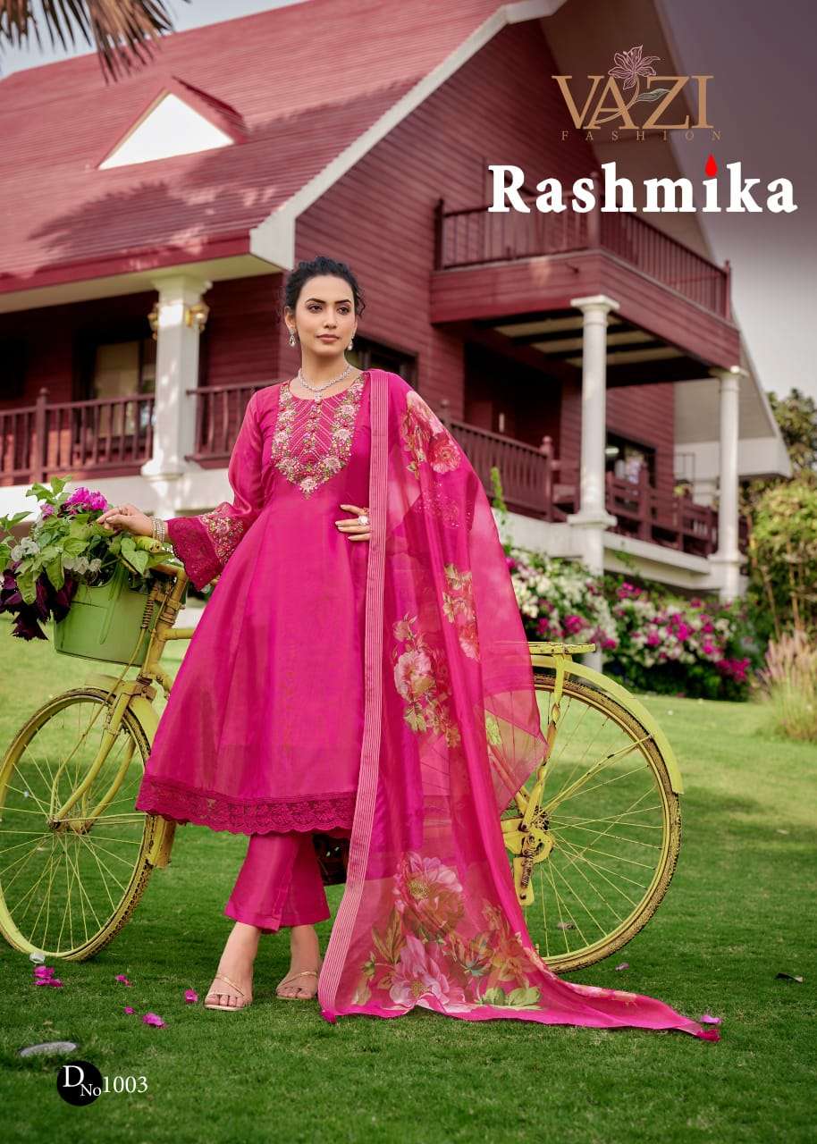 VAZI FASHION RASHMIKA VISCOSE DESIGNER READY MADE LADIES SUIT