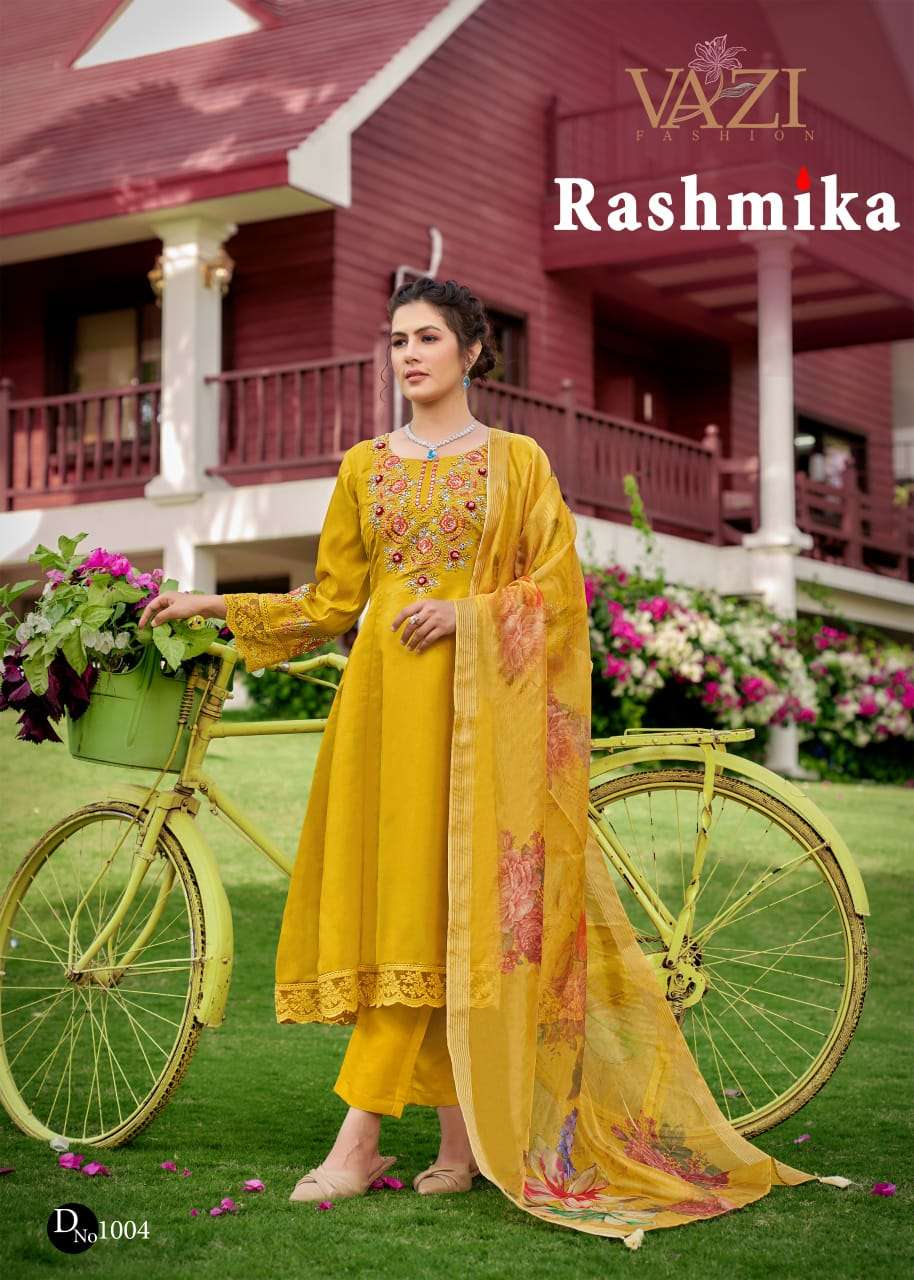 VAZI FASHION RASHMIKA VISCOSE DESIGNER READY MADE LADIES SUIT