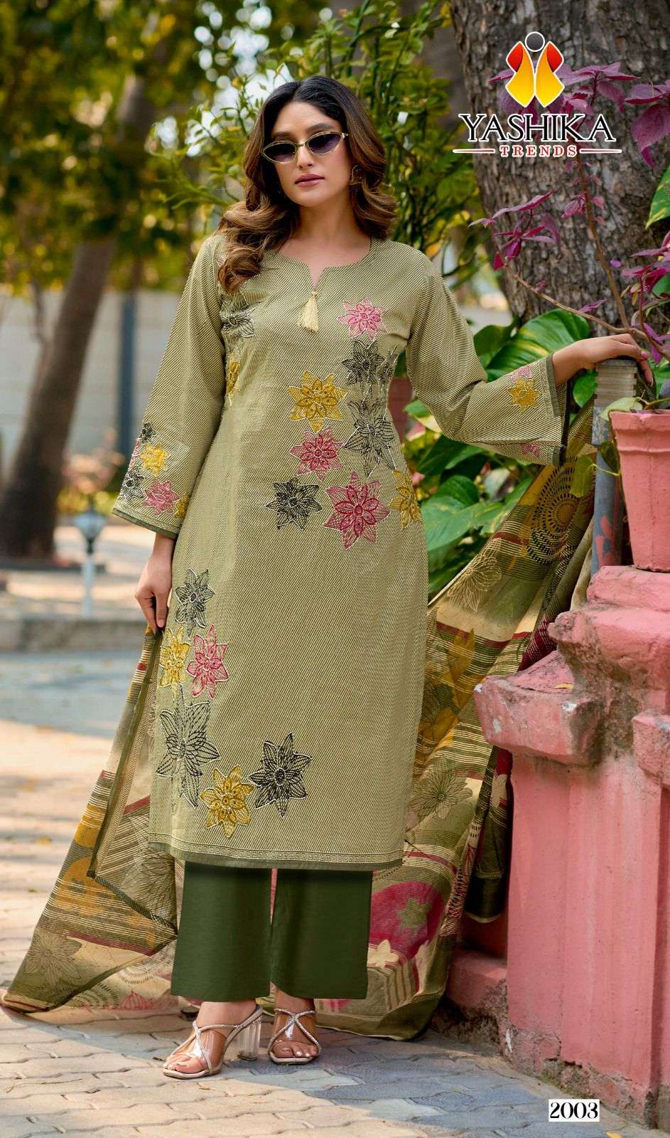 YASHIKA TRENDS MAYISHA VOL 2 COTTON DIGITAL PRINTS WITH FANCY WORK SUITS 