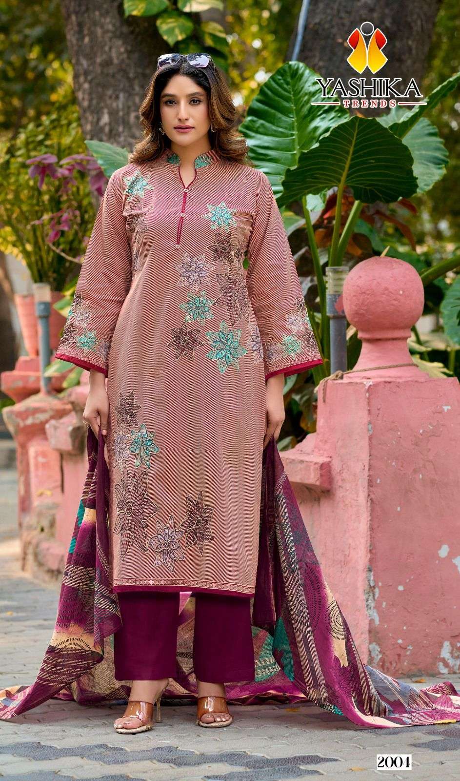 YASHIKA TRENDS MAYISHA VOL 2 COTTON DIGITAL PRINTS WITH FANCY WORK SUITS 