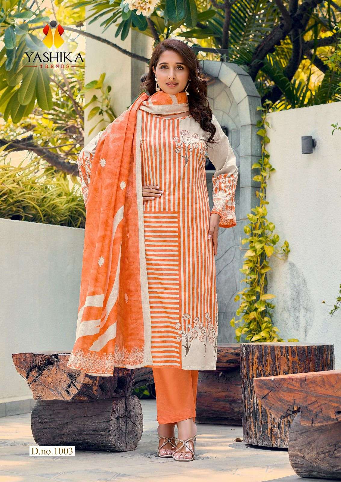 YASHIKA TRENDS ZIANA COTTON DIGITAL FANCY PRINTS SALWAR SUIT