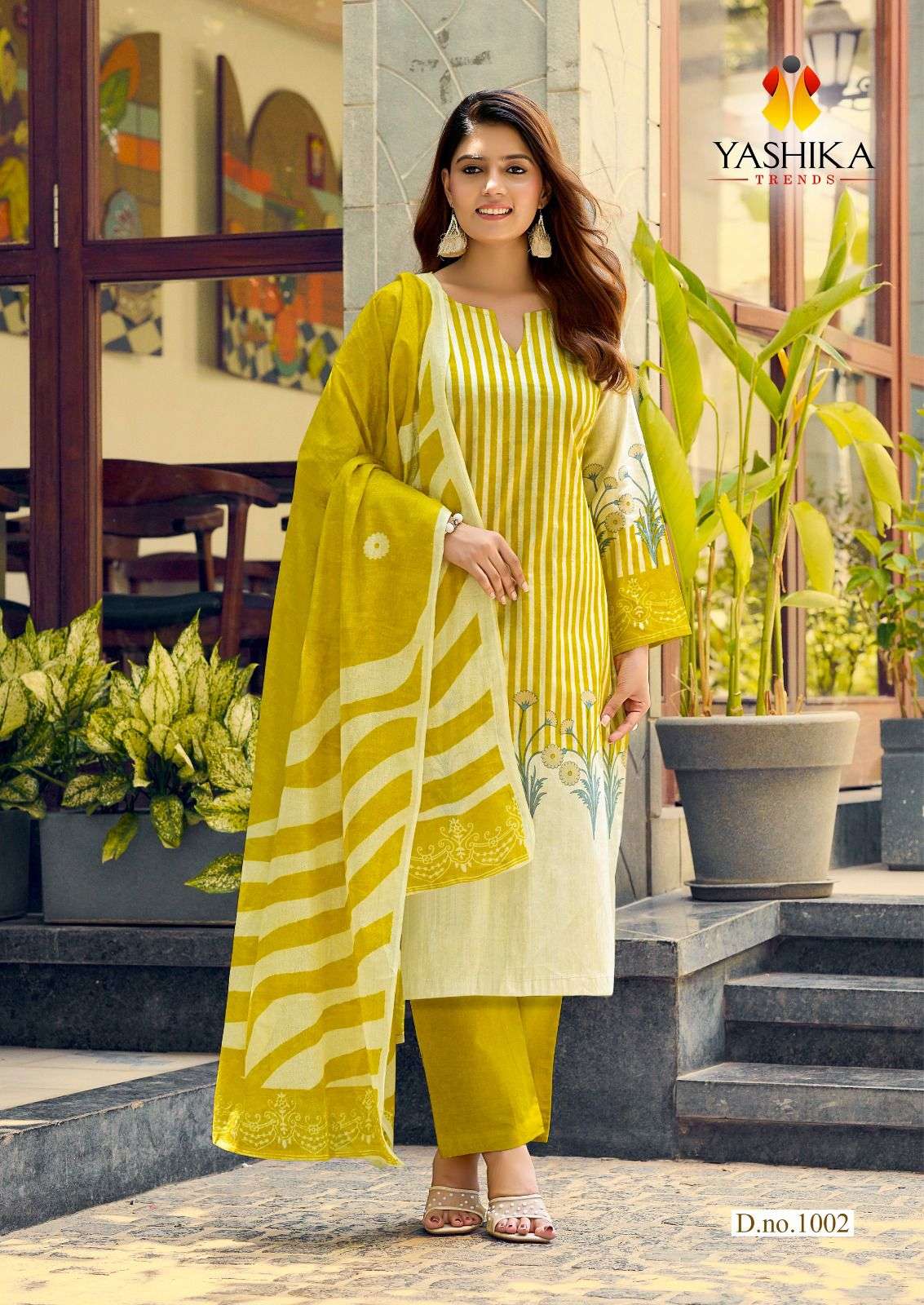YASHIKA TRENDS ZIANA COTTON DIGITAL FANCY PRINTS SALWAR SUIT