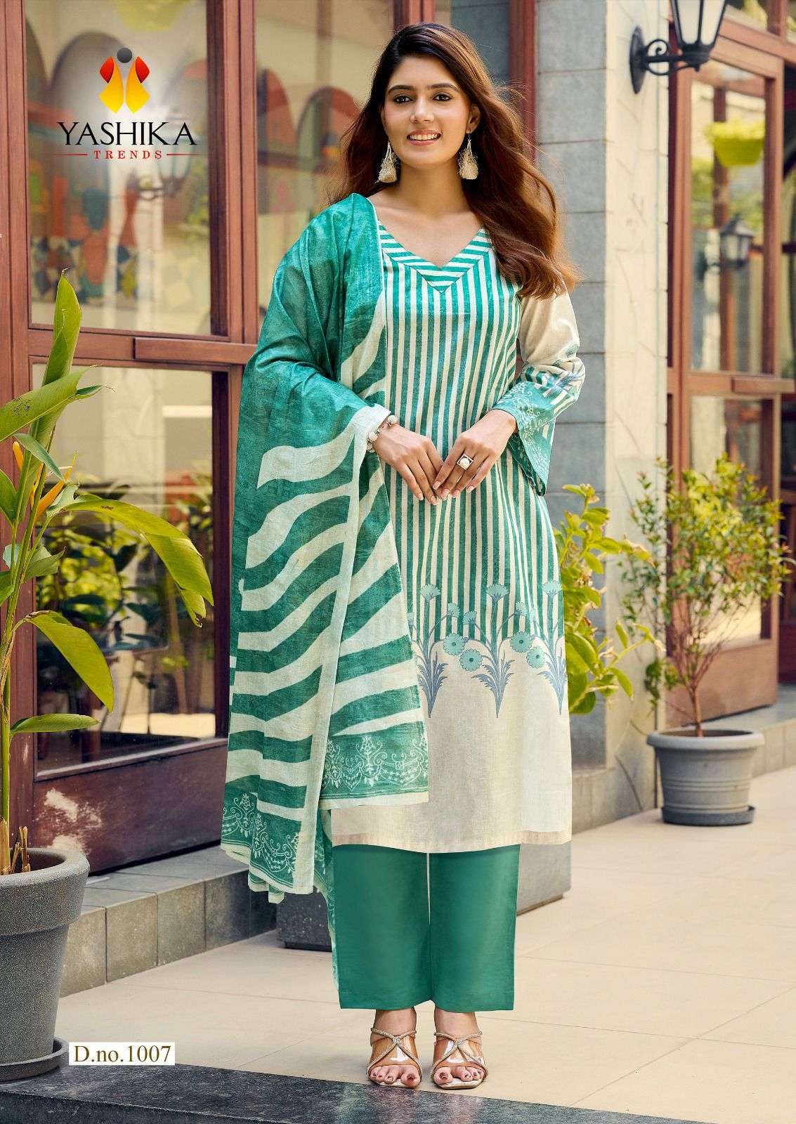 YASHIKA TRENDS ZIANA COTTON DIGITAL FANCY PRINTS SALWAR SUIT