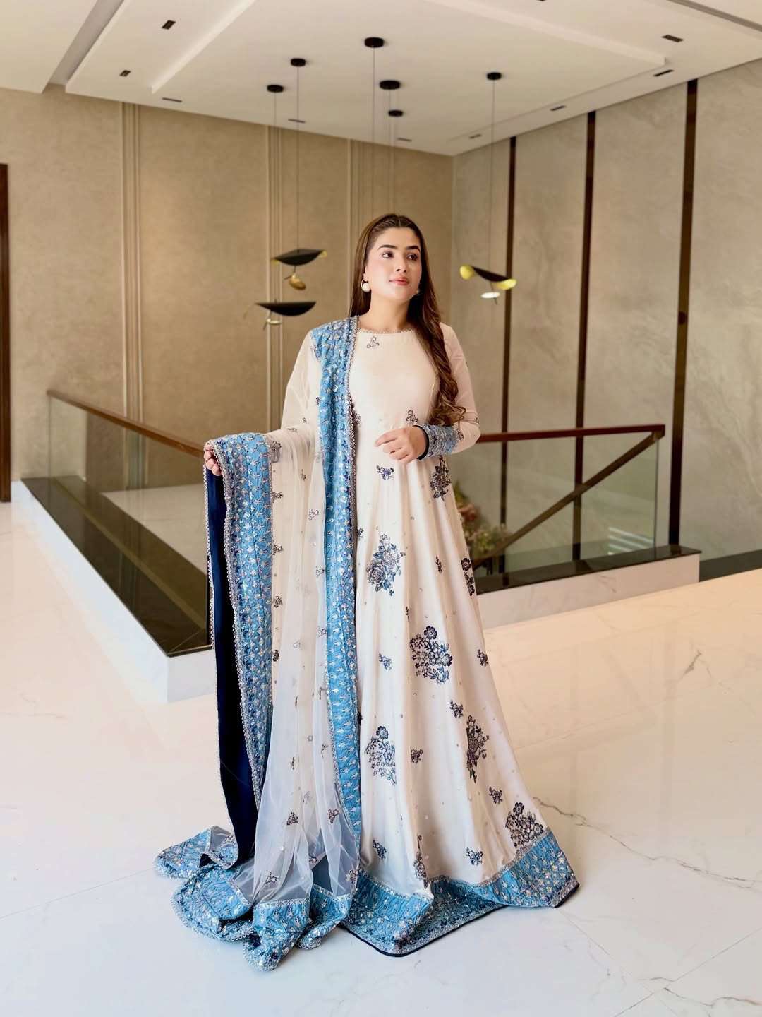 AD 231 GEORGETTE SEQUENCE EMBROIDERY DESIGNER PARTY WEAR GOWN BOTTOM AND DUPATTA SET 