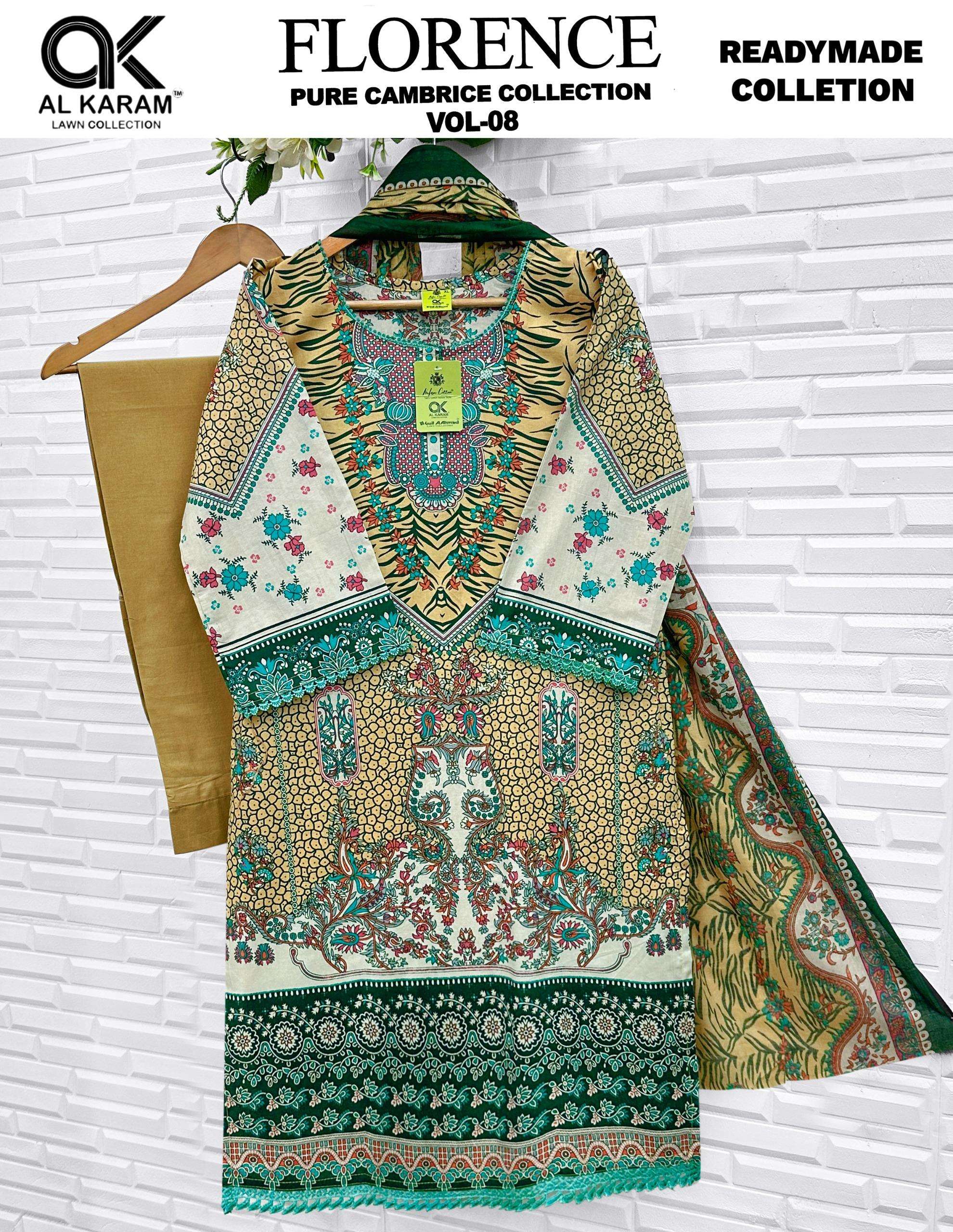 AL KARAM FLORENCE VOL 8 READY MADE COLLECTION 