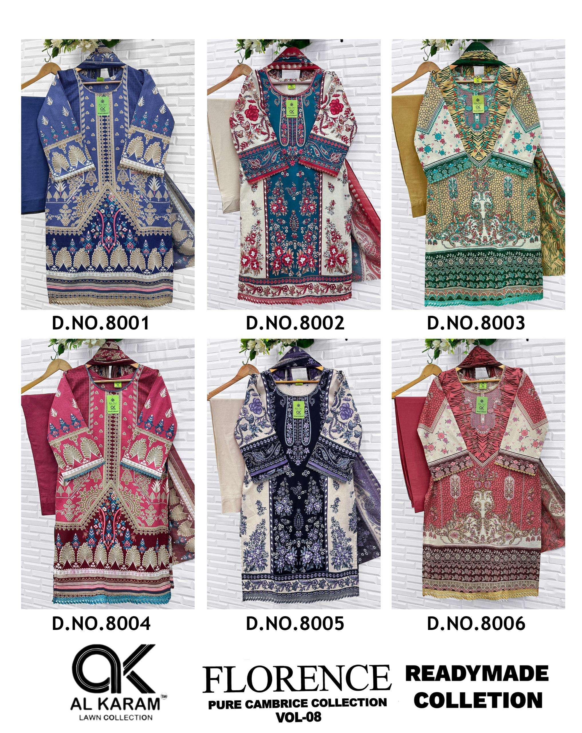 AL KARAM FLORENCE VOL 8 READY MADE COLLECTION 