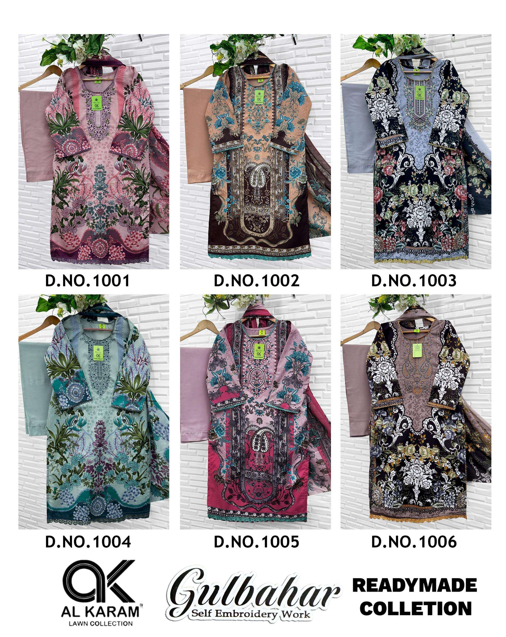 AL KARAM GULBAHAR COTTON DIGITAL PRINT READY MADE SUIT