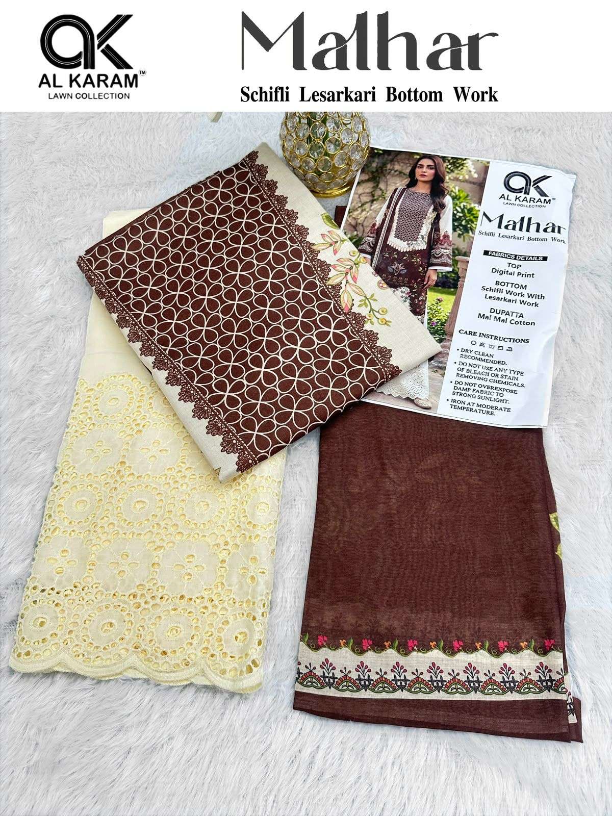 AL KARAM MALHAR COTTON DIGITAL STYLE PRINT SALWAR SUIT