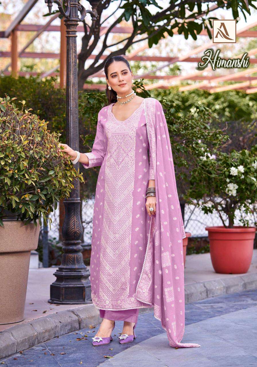 ALOK SUITS HIMANSHI COTTON JACQUARD DESIGNER WORK SUIT