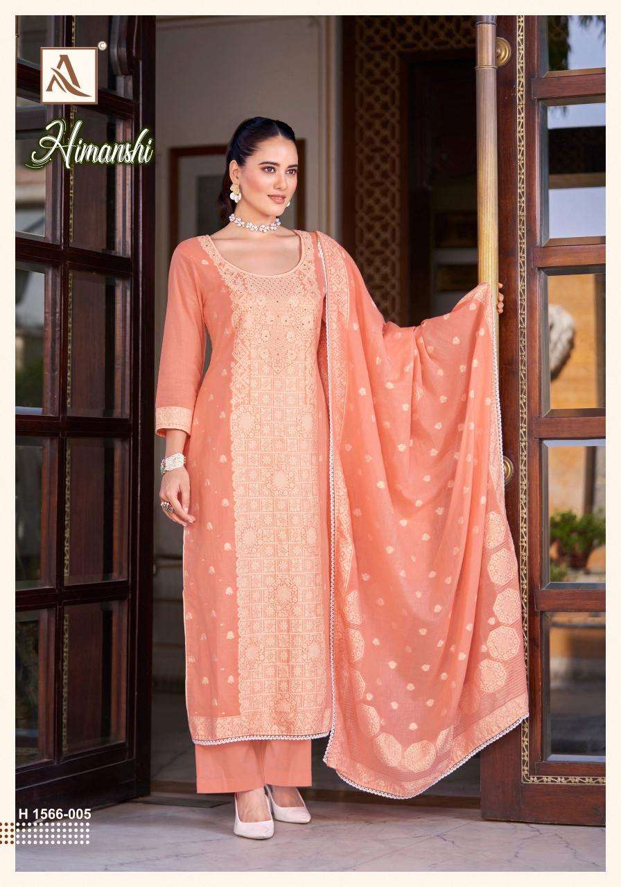 ALOK SUITS HIMANSHI COTTON JACQUARD DESIGNER WORK SUIT