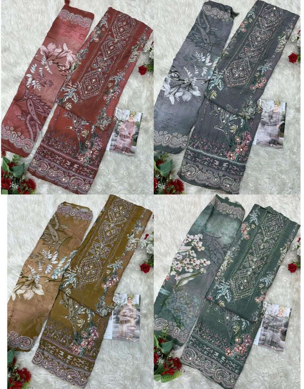 AMRUTVELA AT 222 VISCOSE DIGITAL PRINT WITH DESIGNER WORK SUIT