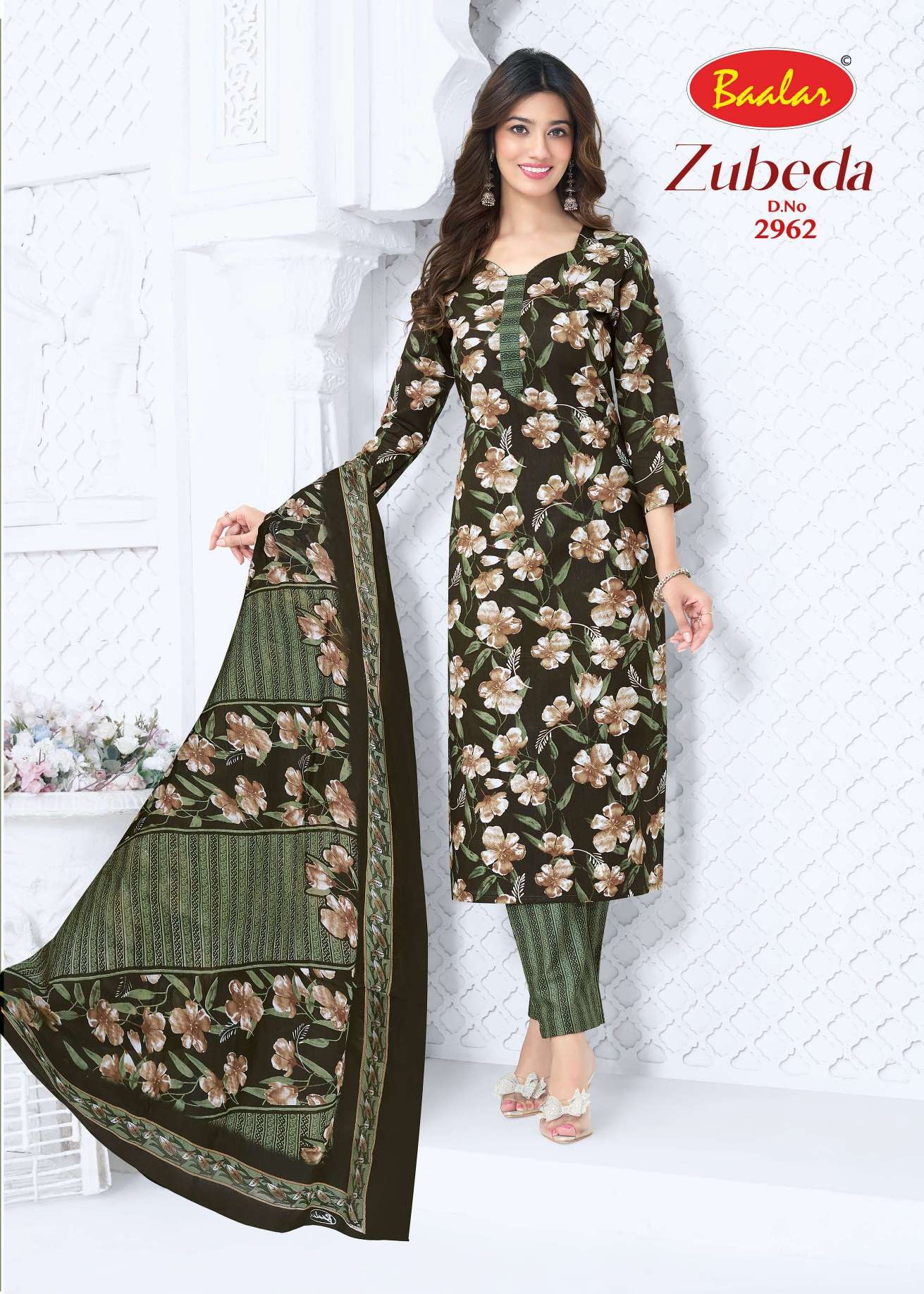 BAALAR ZUBEDA VOL 29 COTTON PRINTED LADIES SALWAR SUIT
