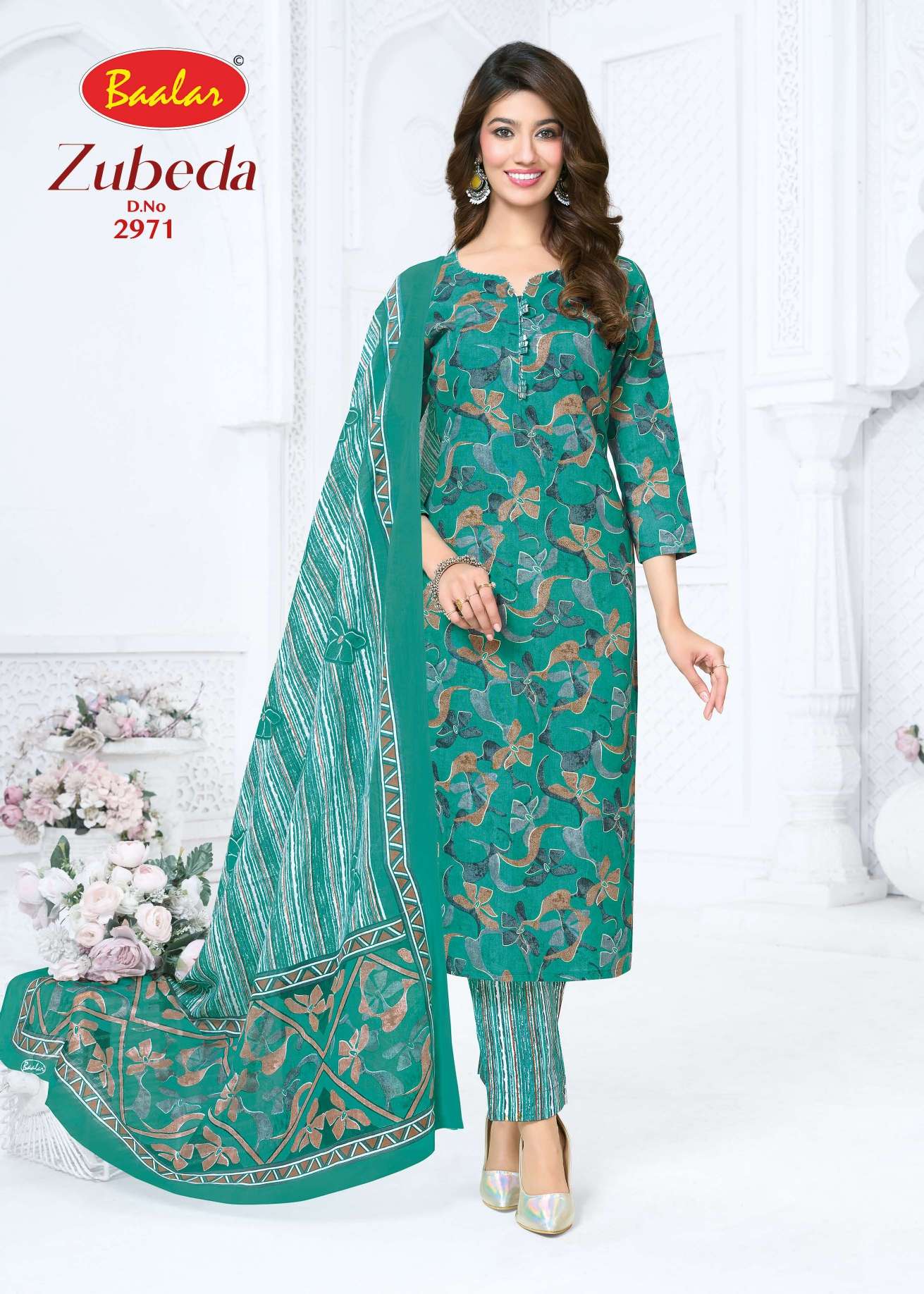 BAALAR ZUBEDA VOL 29 COTTON PRINTED LADIES SALWAR SUIT