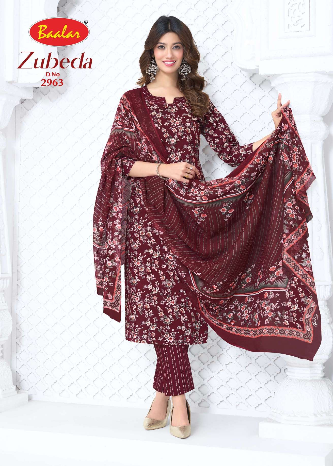 BAALAR ZUBEDA VOL 29 COTTON PRINTED LADIES SALWAR SUIT