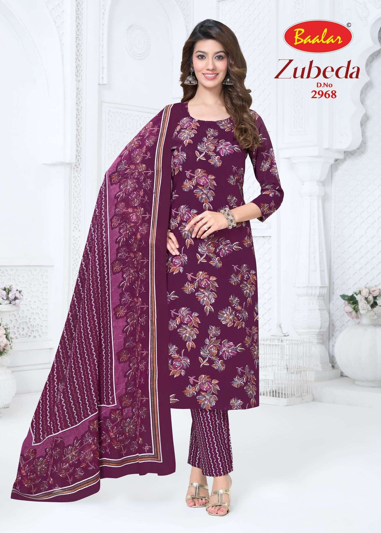 BAALAR ZUBEDA VOL 29 COTTON PRINTED LADIES SALWAR SUIT