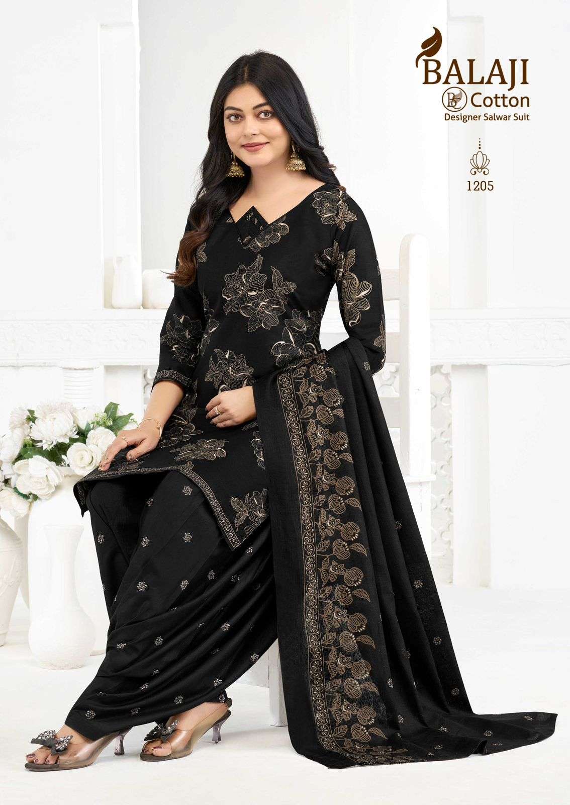 BALAJI COTTON SUI DHAAGA VOL 12 COTTON PRINTED READY MADE PATIYALA SUIT