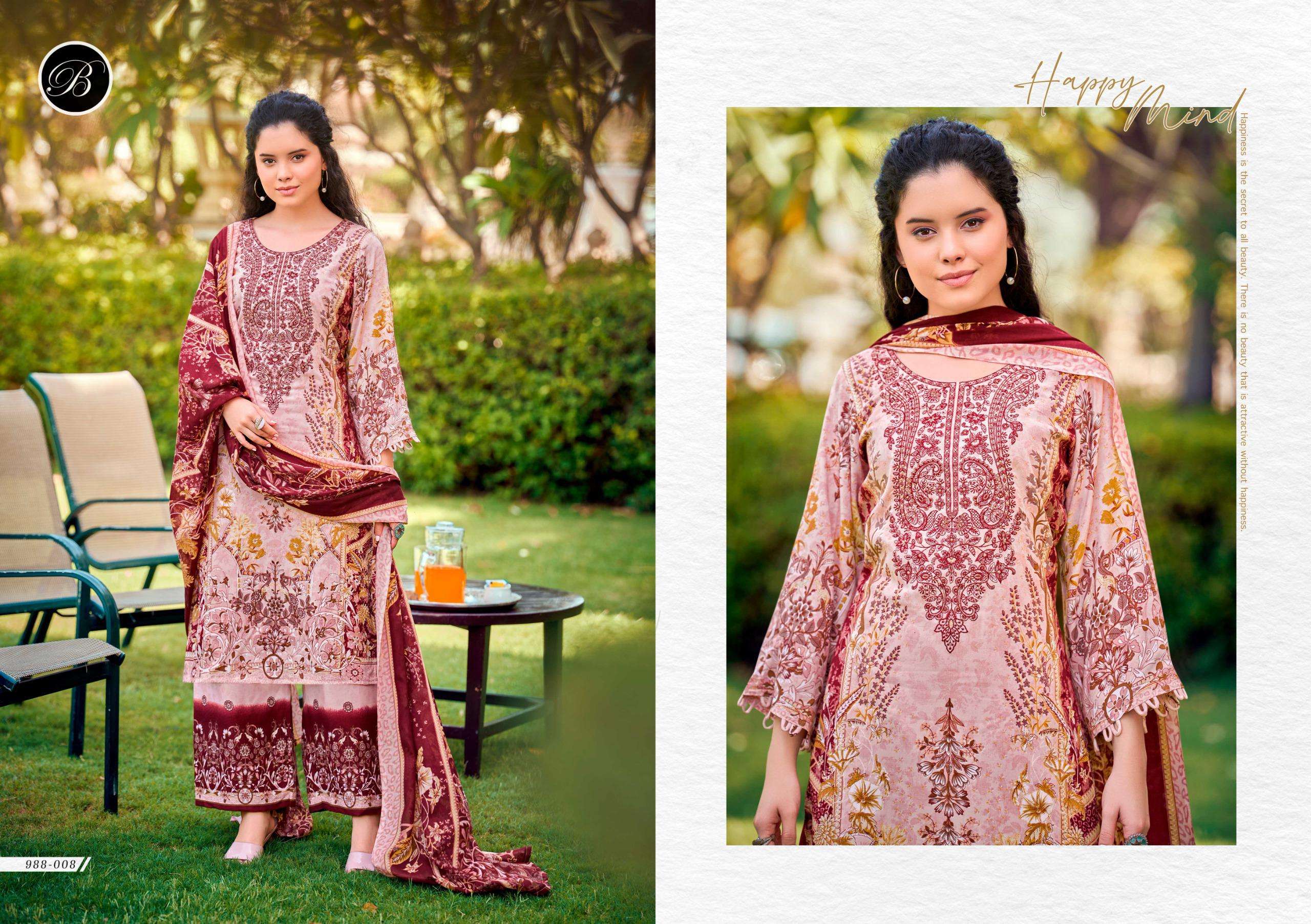 BELLIZA DESIGNER STUDIO DILSHAD VOL 6 VISCOSE DIGITAL PRINT WITH WORK SUIT
