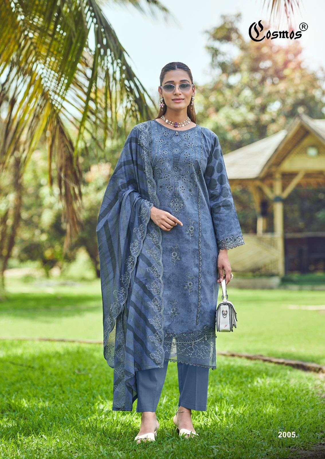 COSMOS FASHION BIN SAEED PREMIUM VOL 2 LAWN COTTON DIGITAL PRINT WITH WORK SUIT