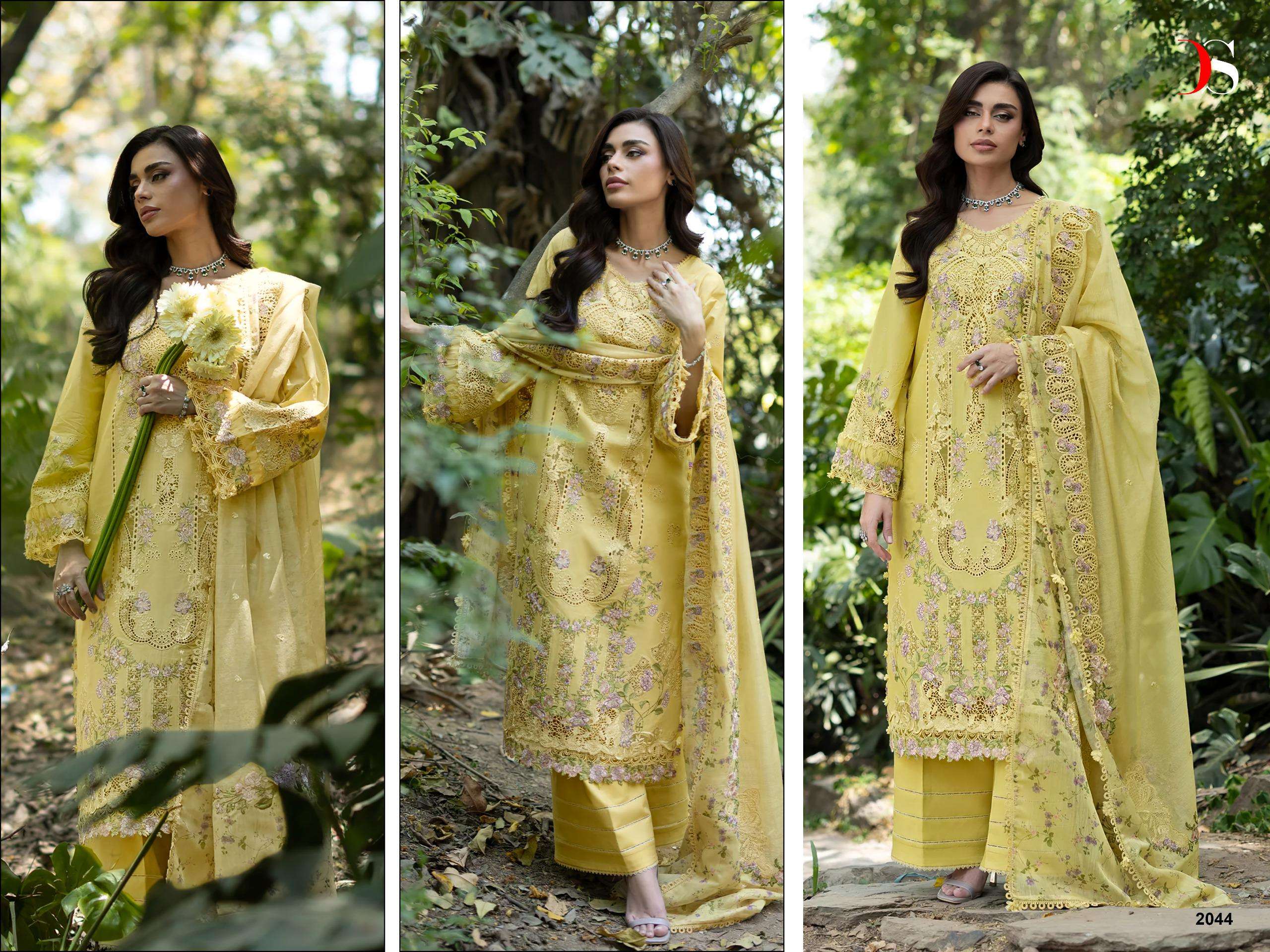 DEEPSY SUITS ELAF PREMIUM LUXURY LAWN COLLECTION VOL 6 COTTON HAVY EMBROIDERY DESIGNER WORK SUIT