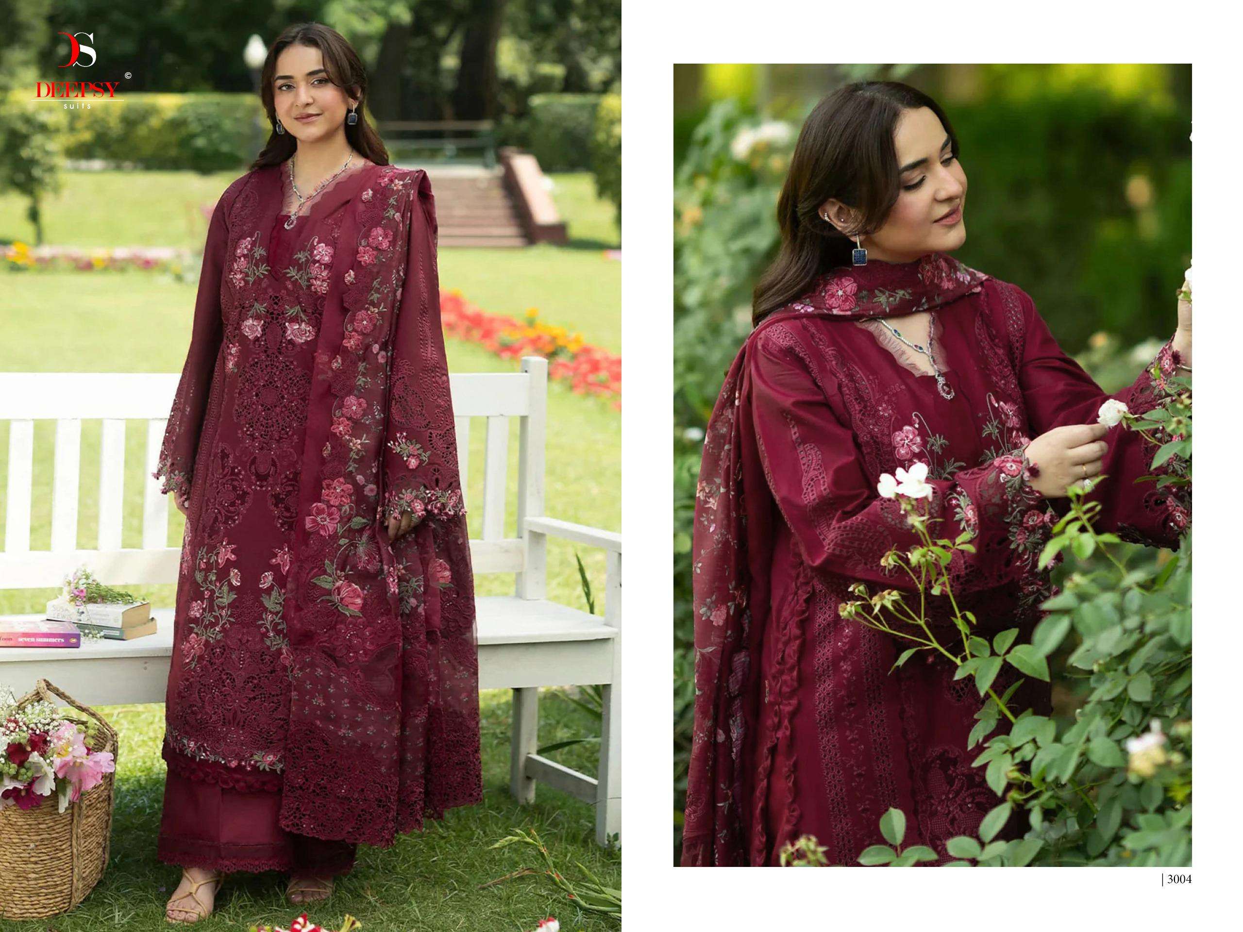 DEEPSY SUITS ELAF PREMIUM LUXURY LAWN COLLECTION VOL 7 COTTON EMBROIDERY DESIGNER WORK PAKISTANI SUIT