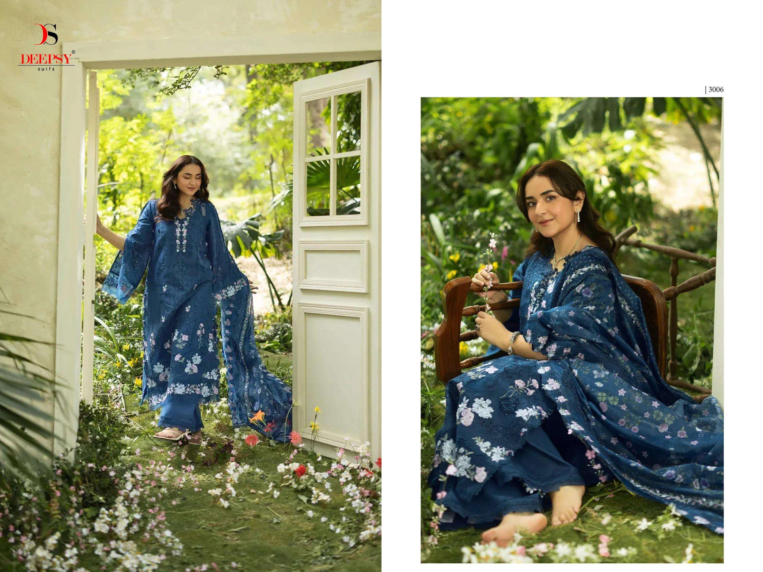DEEPSY SUITS ELAF PREMIUM LUXURY LAWN COLLECTION VOL 7 COTTON EMBROIDERY DESIGNER WORK PAKISTANI SUIT