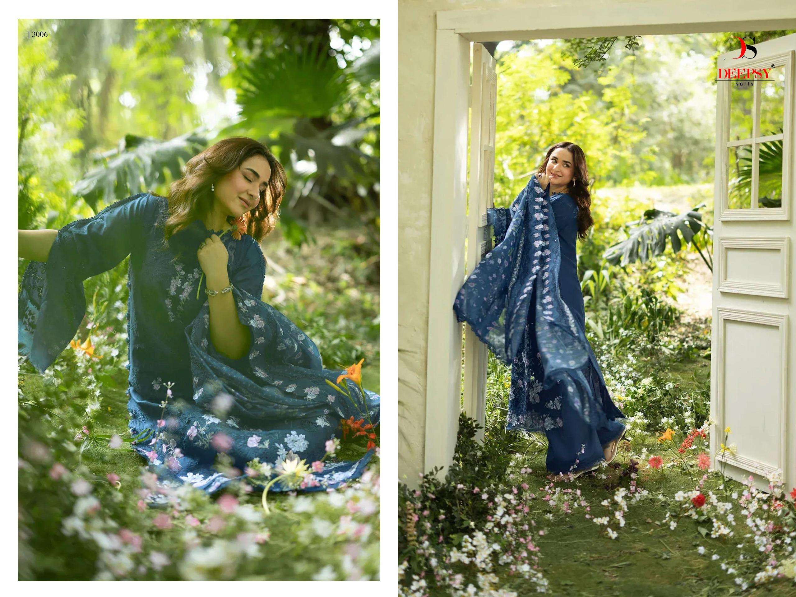 DEEPSY SUITS ELAF PREMIUM LUXURY LAWN COLLECTION VOL 7 COTTON EMBROIDERY DESIGNER WORK PAKISTANI SUIT
