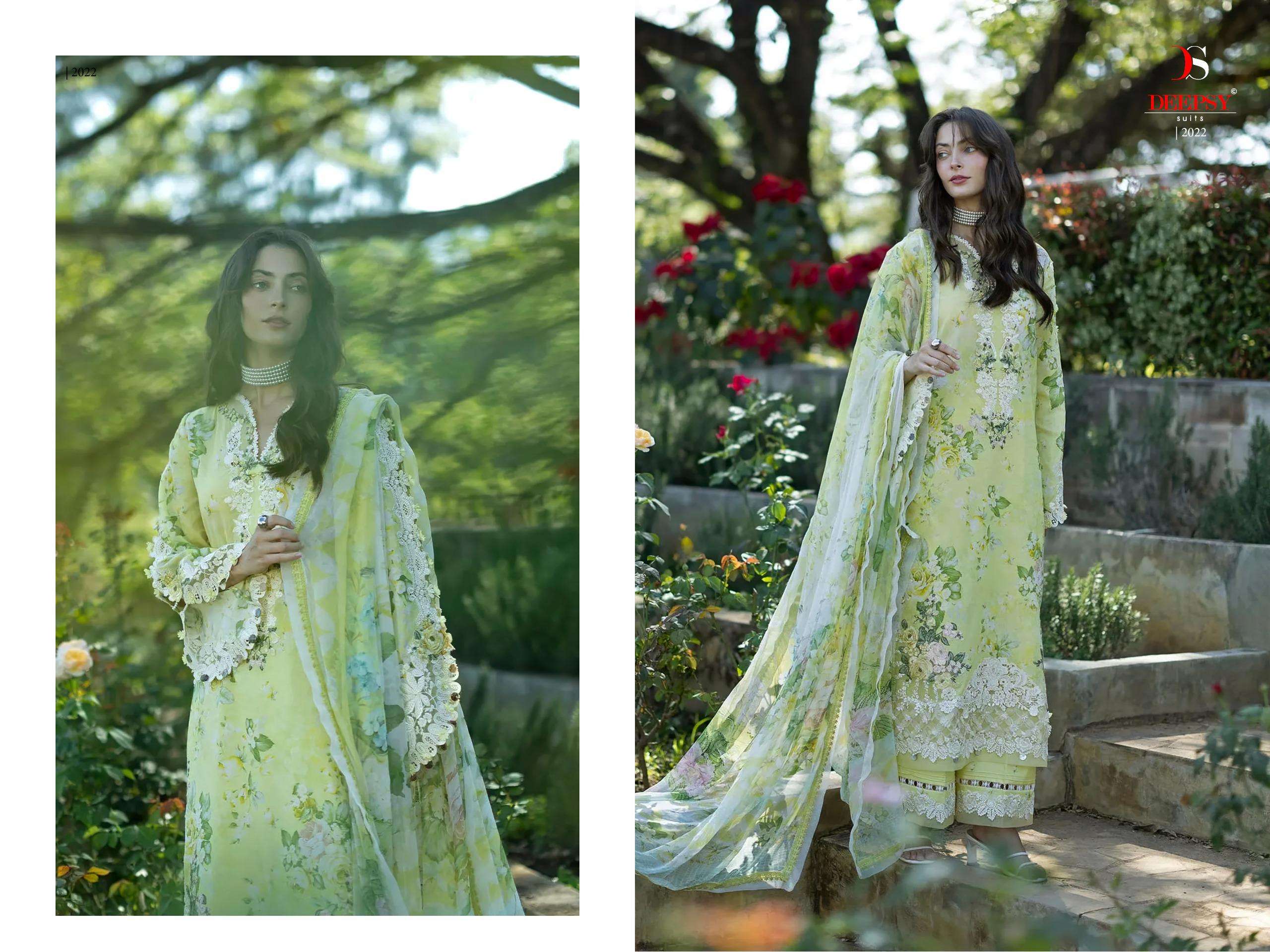 DEEPSY SUITS ELAF SIGNATURE VOL 2 COTTON HEAVY PATCH EMBROIDERY WORK SUIT