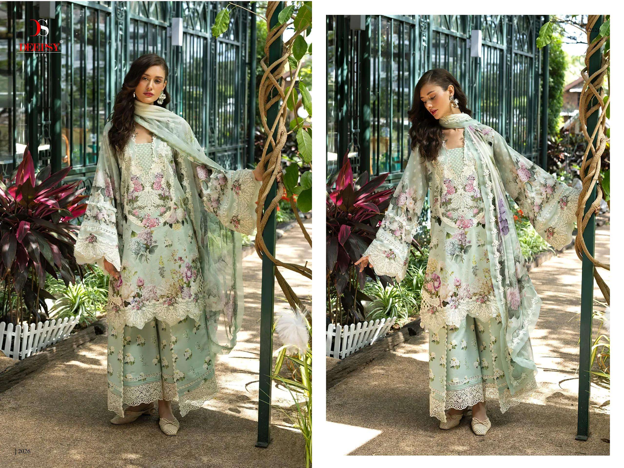 DEEPSY SUITS ELAF SIGNATURE VOL 2 COTTON HEAVY PATCH EMBROIDERY WORK SUIT