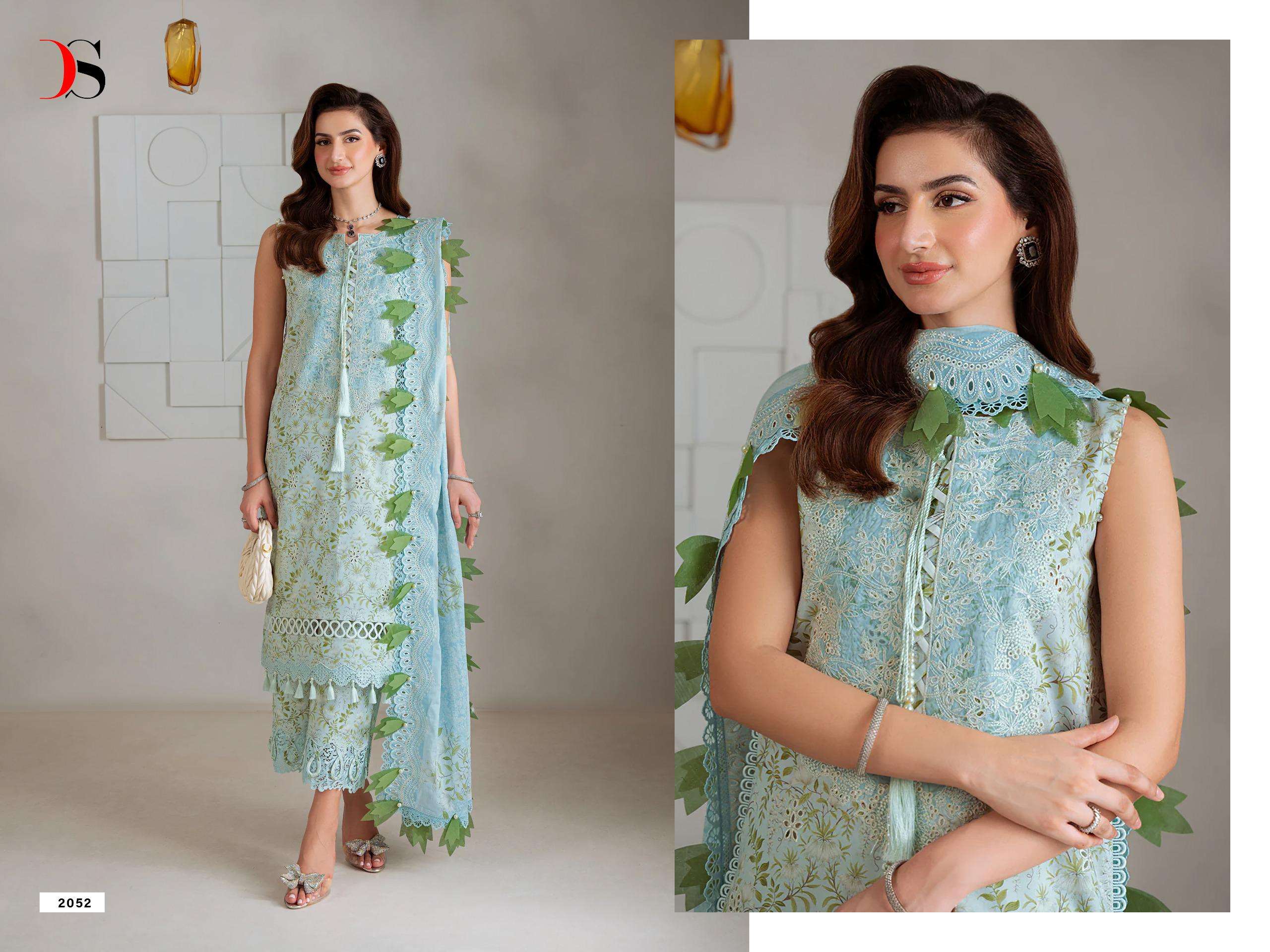 DEEPSY SUITS JADE BAGH VOL 2 COTTON HEAVY PATCH EMBROIDERY WORK SALWAR KAMEEZ 
