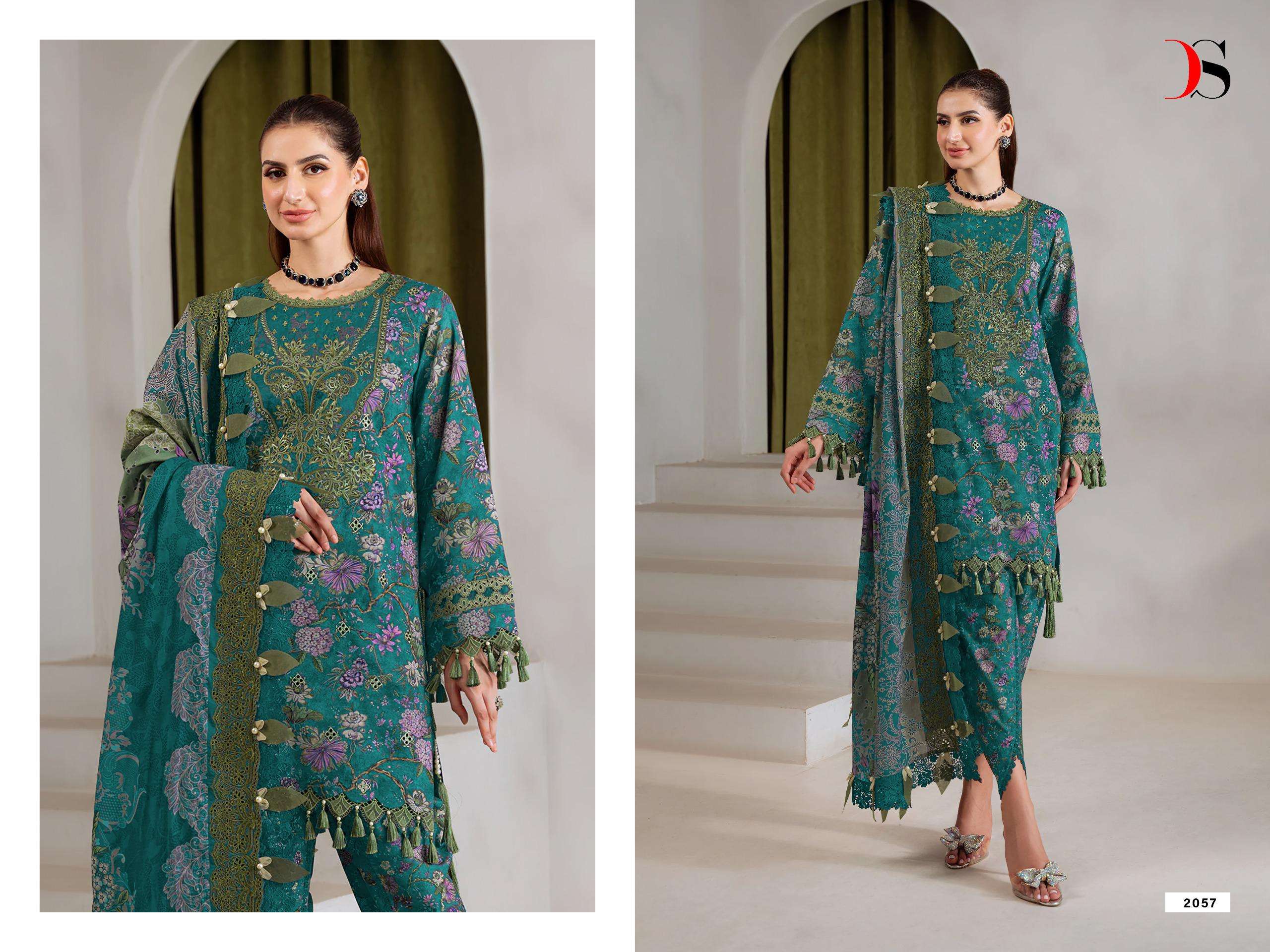 DEEPSY SUITS JADE BAGH VOL 2 COTTON HEAVY PATCH EMBROIDERY WORK SALWAR KAMEEZ 