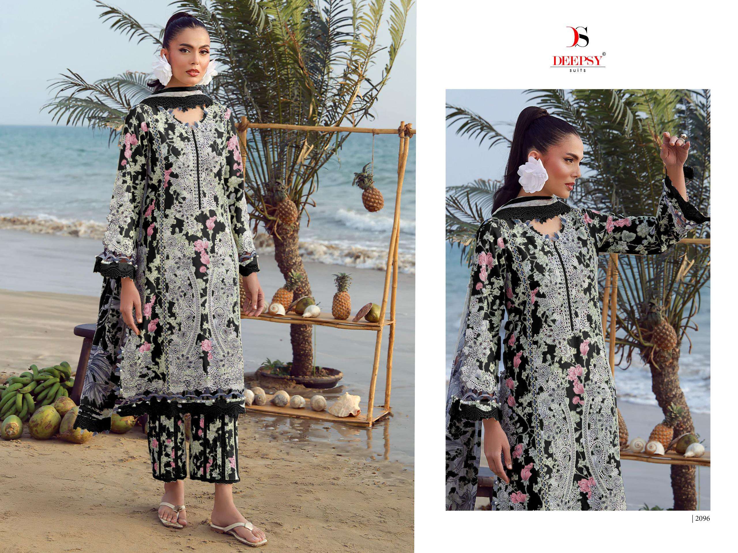 DEEPSY SUITS JADE FLORA PREMIUM VOL 2 COTTON HEAVY EMBROIDERY DESIGNER WORK PAKISTANI SUIT