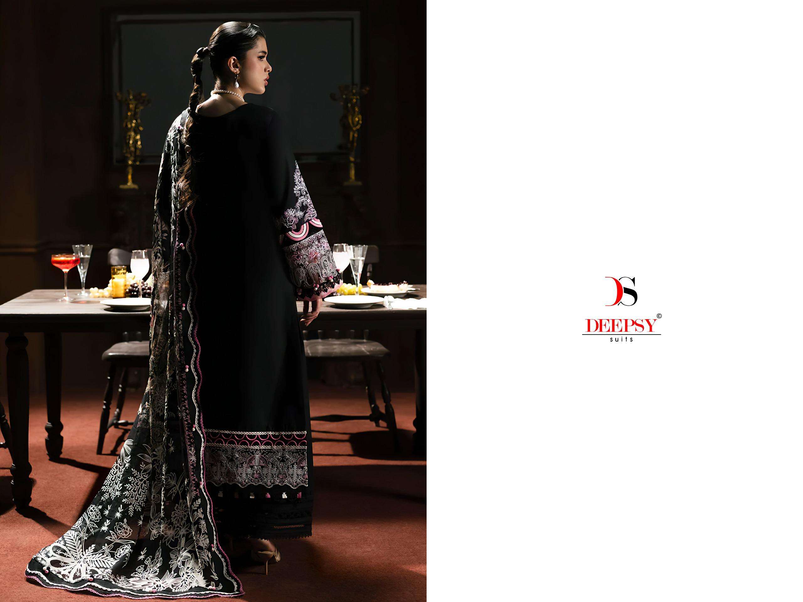 DEEPSY SUITS JADE LE PREMIER COTTON HEAVY EMBROIDERY DESIGNER WORK SUIT