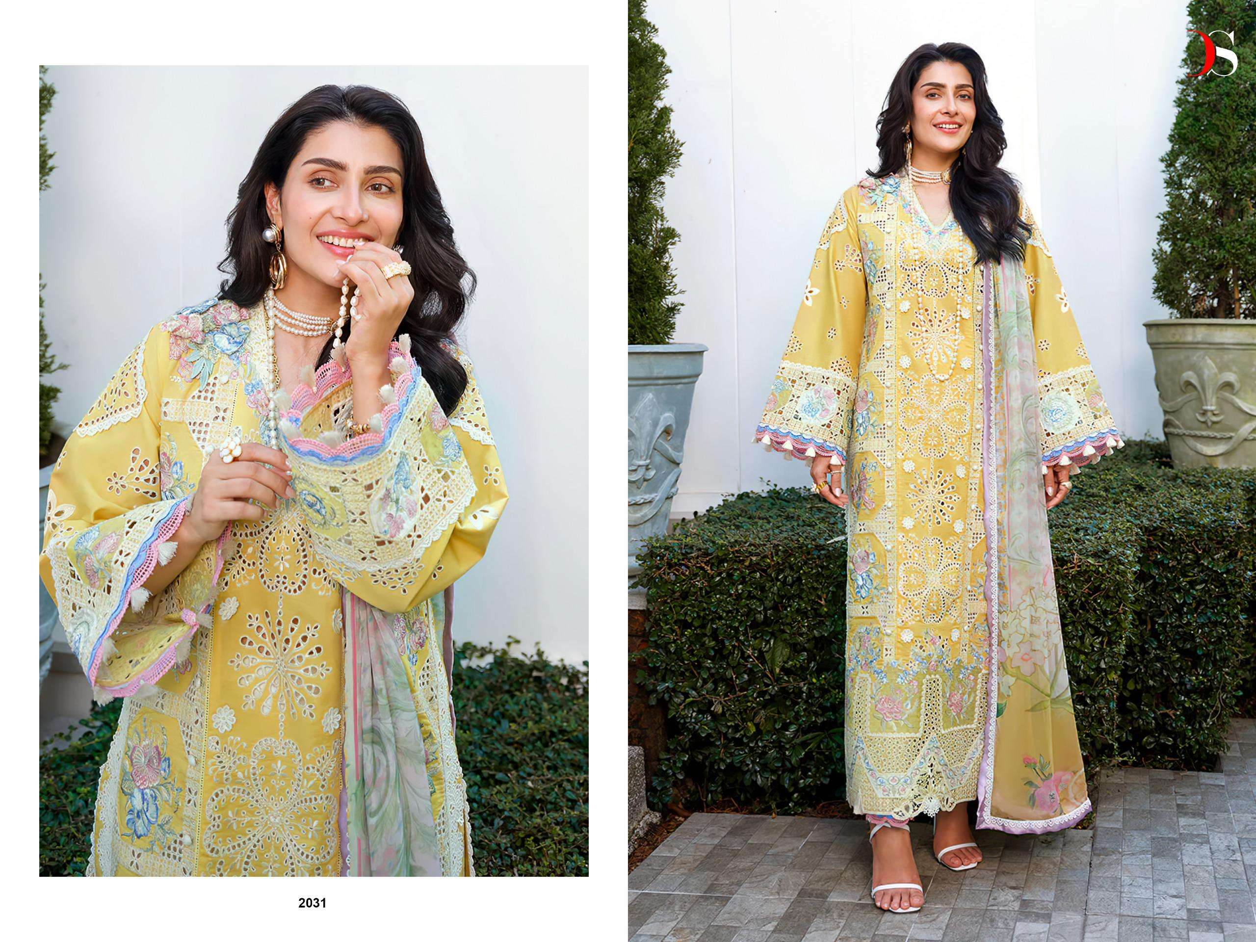 DEEPSY SUITS MUSHQ LAWN COLLECTION VOL 4 COTTON HEAVY EMBROIDERY WORK PAKISTANI SUIT