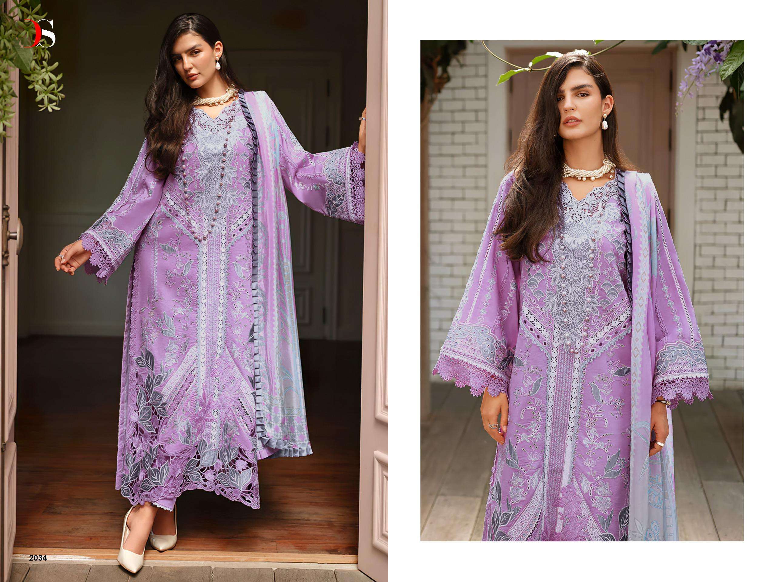 DEEPSY SUITS MUSHQ LAWN COLLECTION VOL 4 COTTON HEAVY EMBROIDERY WORK PAKISTANI SUIT