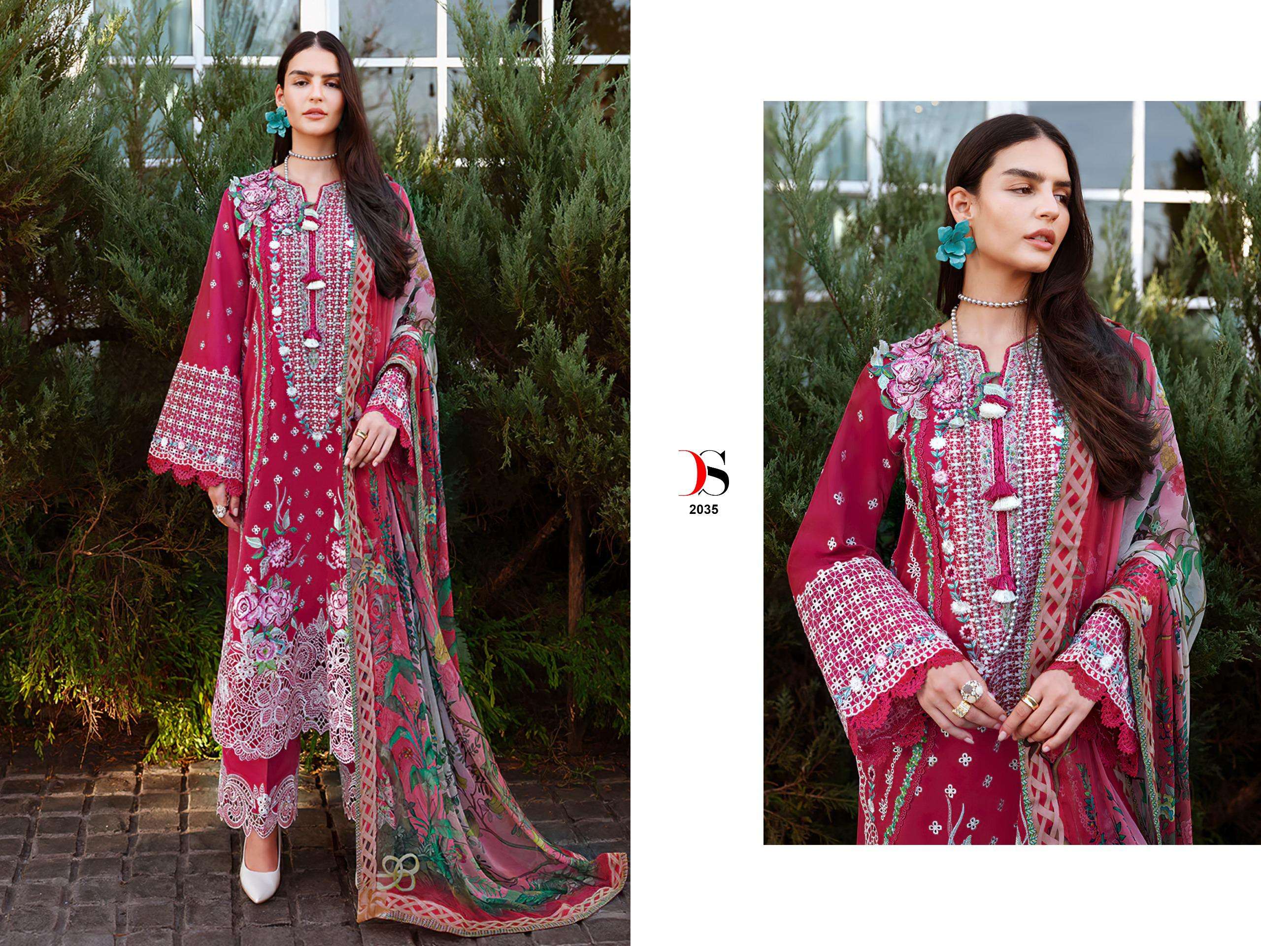 DEEPSY SUITS MUSHQ LAWN COLLECTION VOL 4 COTTON HEAVY EMBROIDERY WORK PAKISTANI SUIT