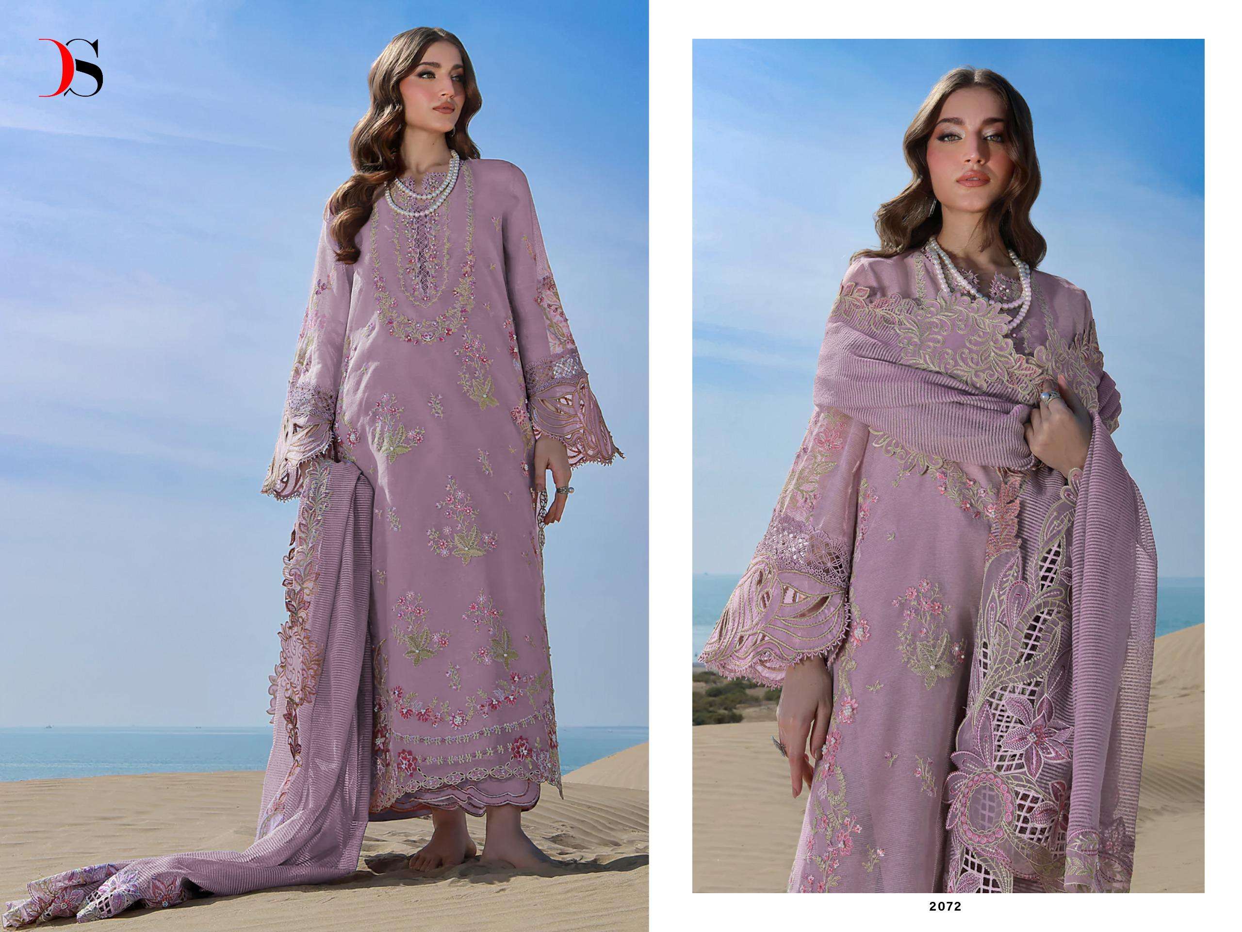 DEEPSY SUITS RANGRASIYA PREMIUM LAWN VOL 6 COTTON EMBROIDERY DESIGNER WORK PAKISTANI SUIT