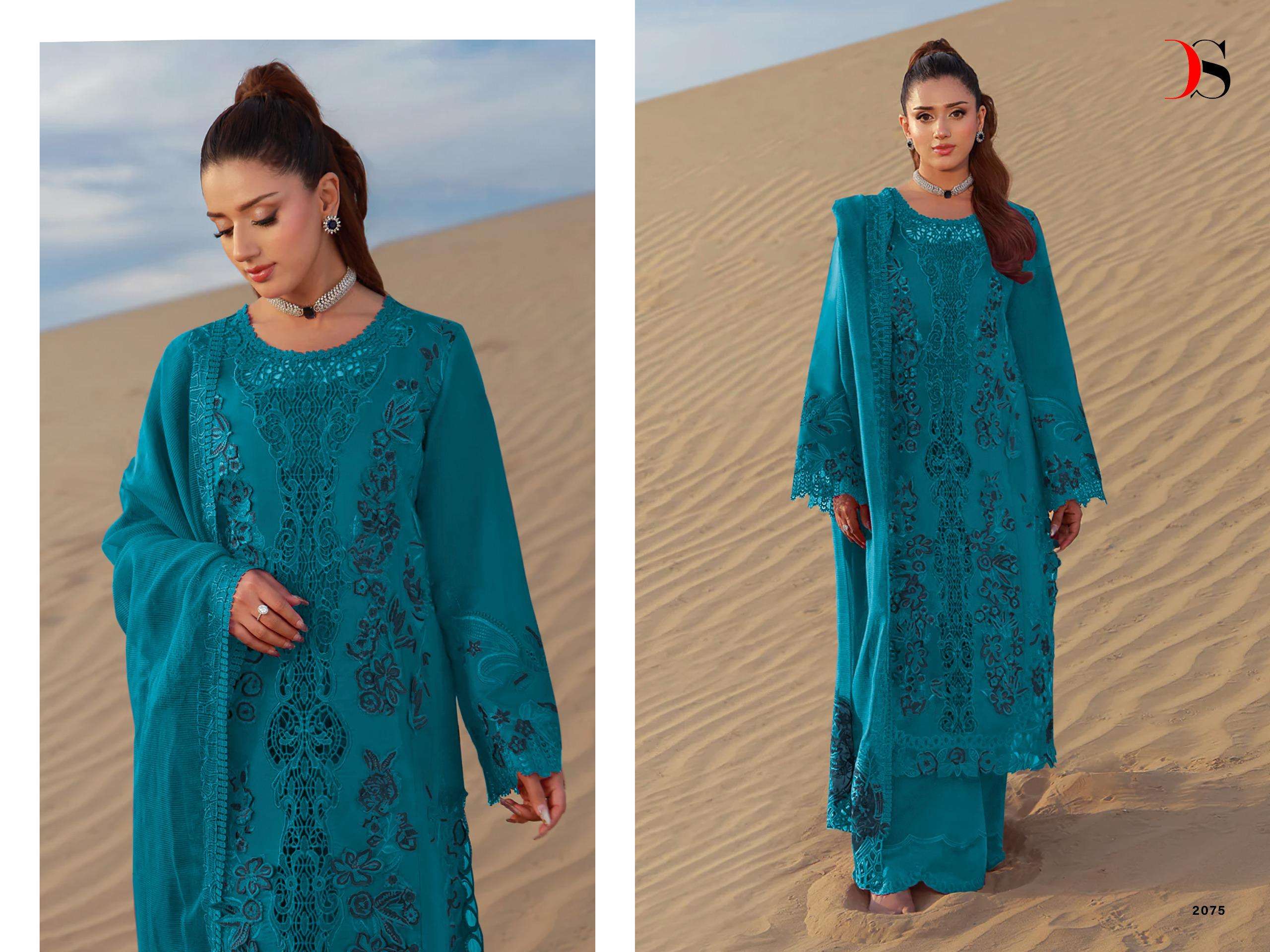 DEEPSY SUITS RANGRASIYA PREMIUM LAWN VOL 6 COTTON EMBROIDERY DESIGNER WORK PAKISTANI SUIT