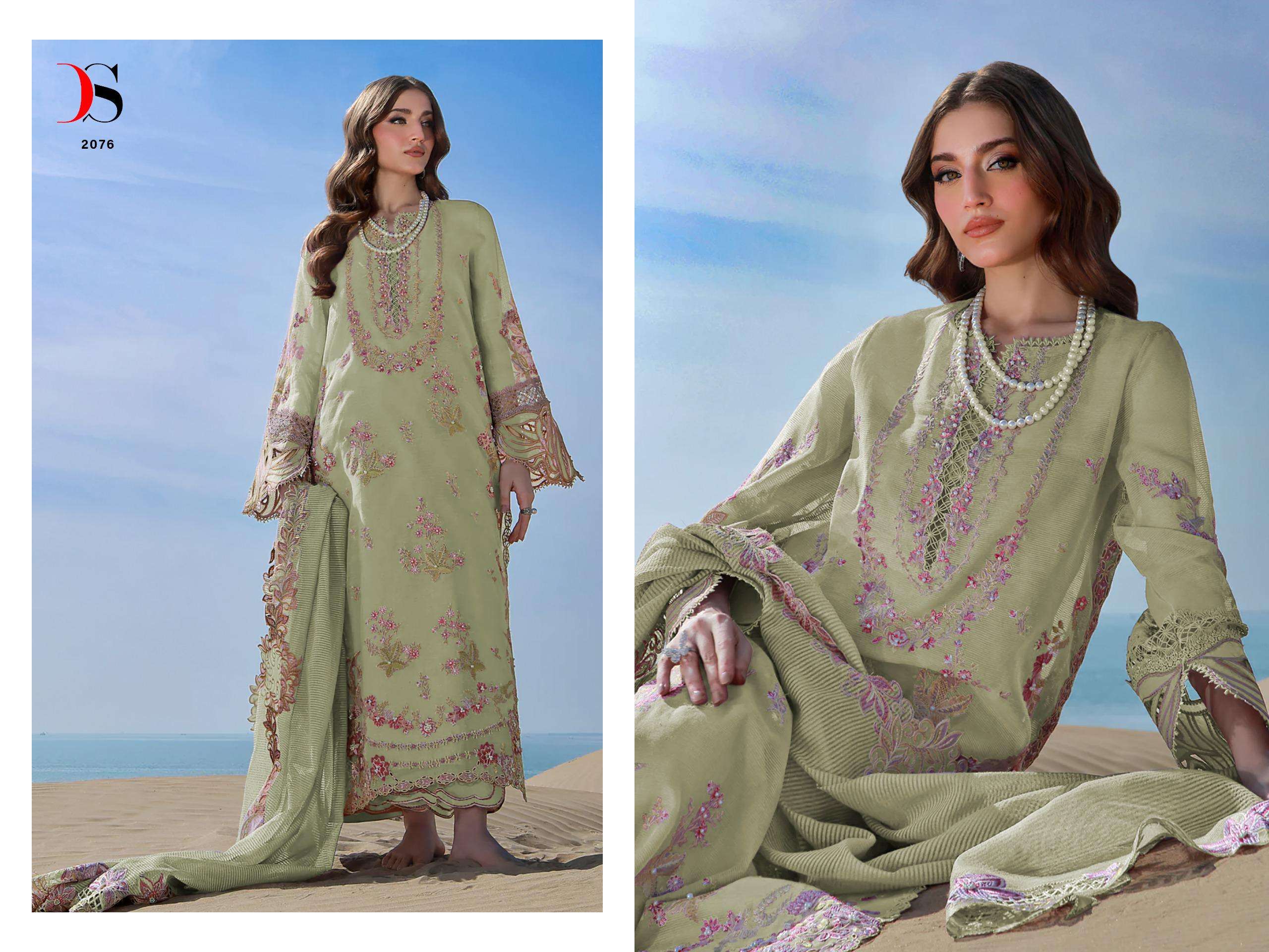 DEEPSY SUITS RANGRASIYA PREMIUM LAWN VOL 6 COTTON EMBROIDERY DESIGNER WORK PAKISTANI SUIT