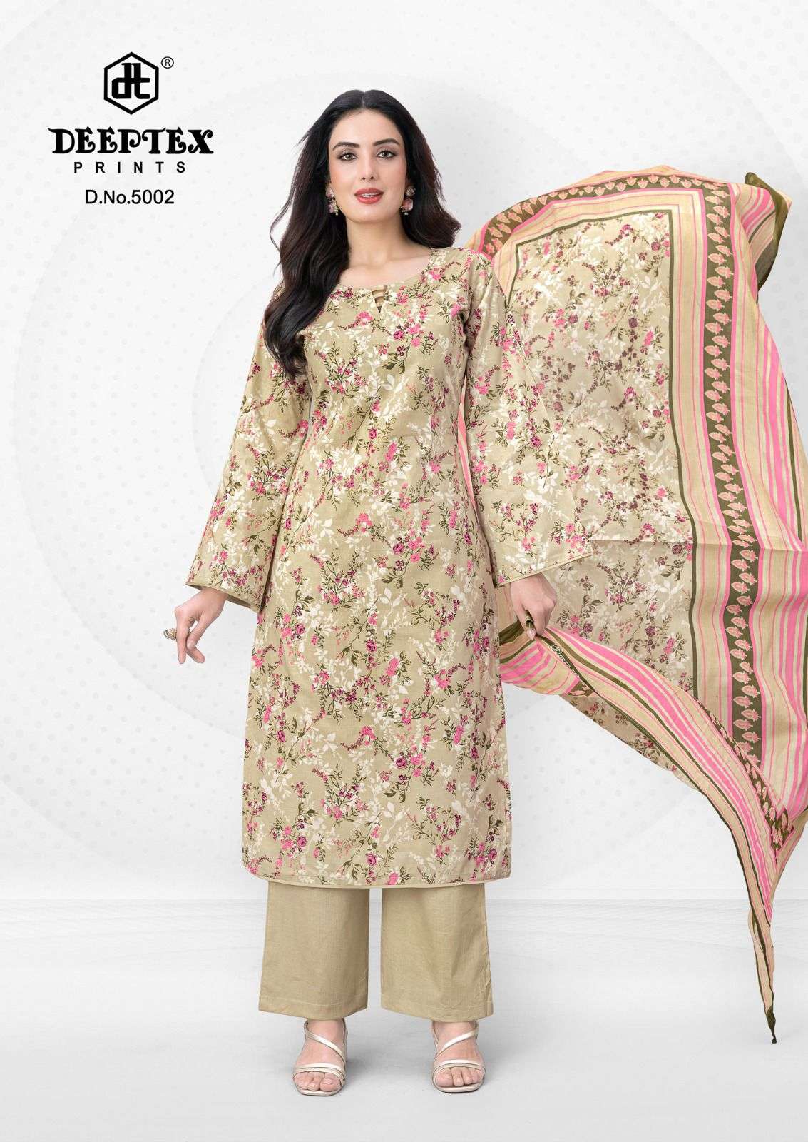 DEEPTEX PRINTS AALIA AFREEN VOL 5 LAWN COTTON DIGITAL PRINTS SALWAR SUIT
